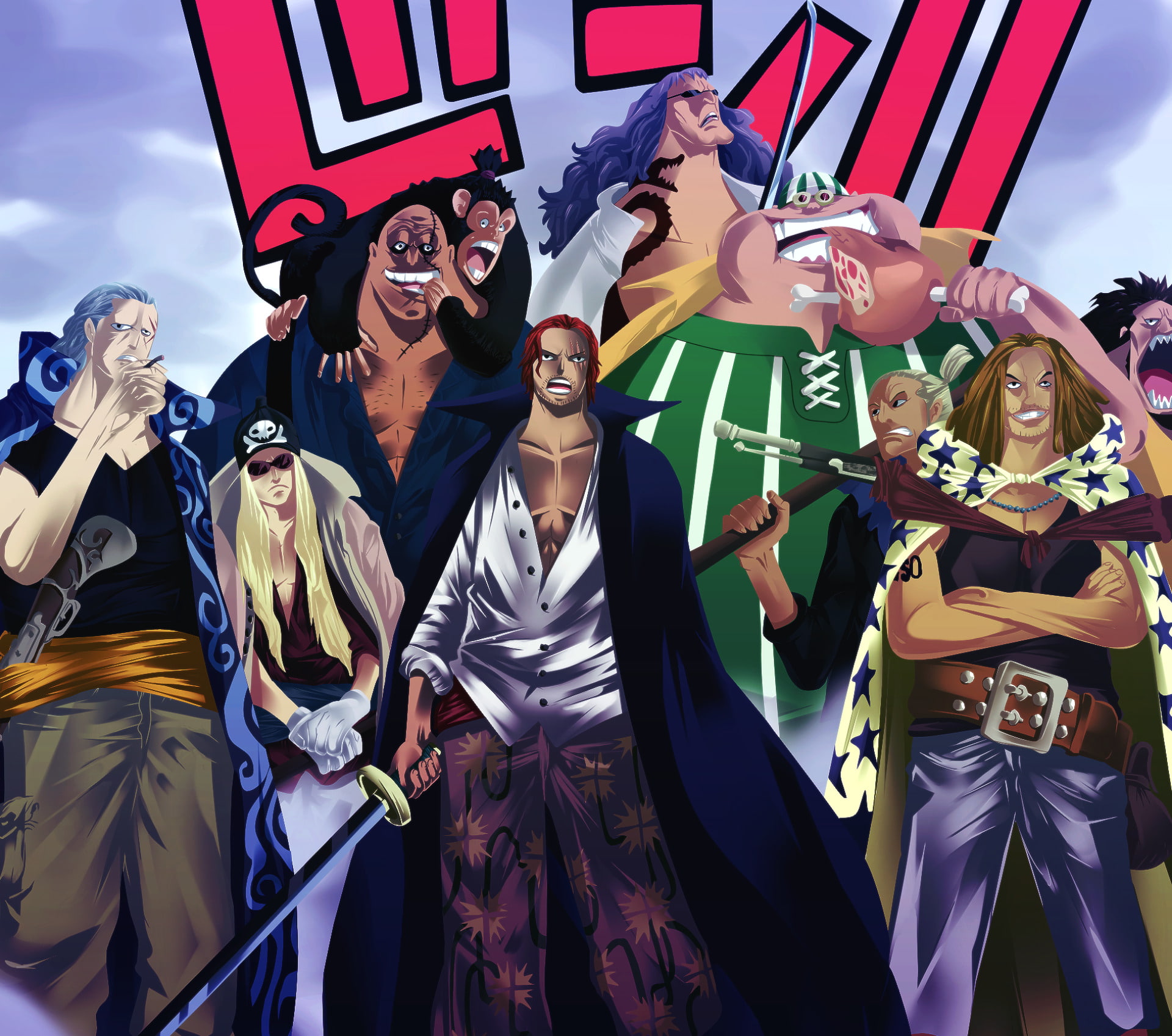 Anime, One Piece, Benn Beckman, Lucky Roo, Rockstar (One Piece)