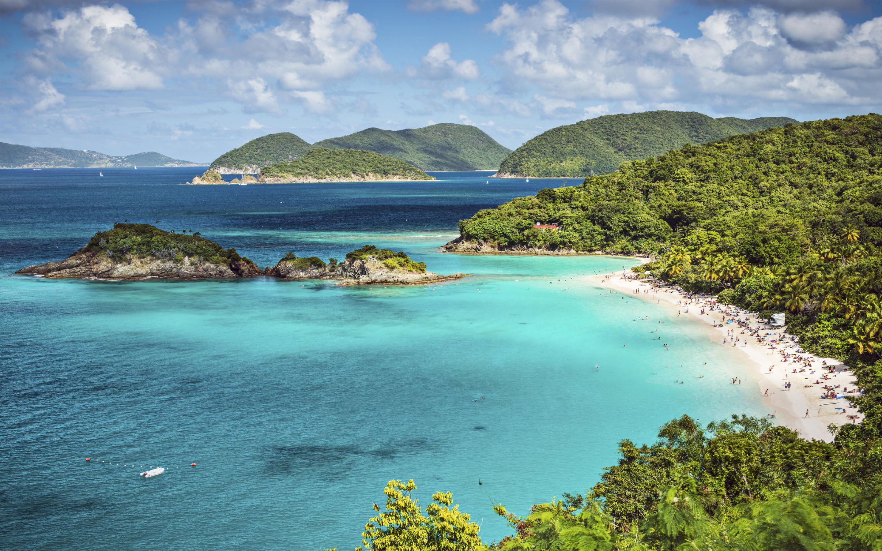 Trunk Bay St John, water, sea, scenics - nature, beauty in nature