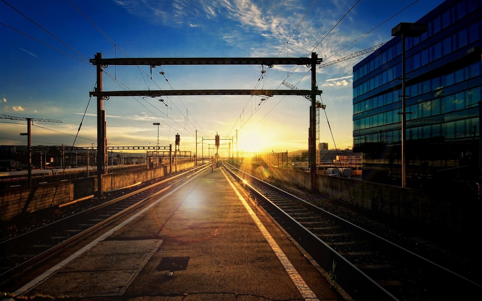 Railway, Sun Rays