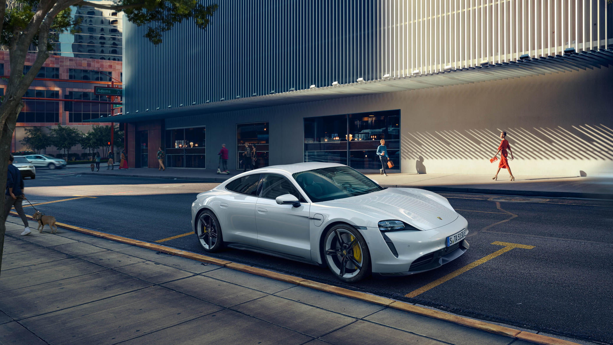 Porsche, Taycan, electric car