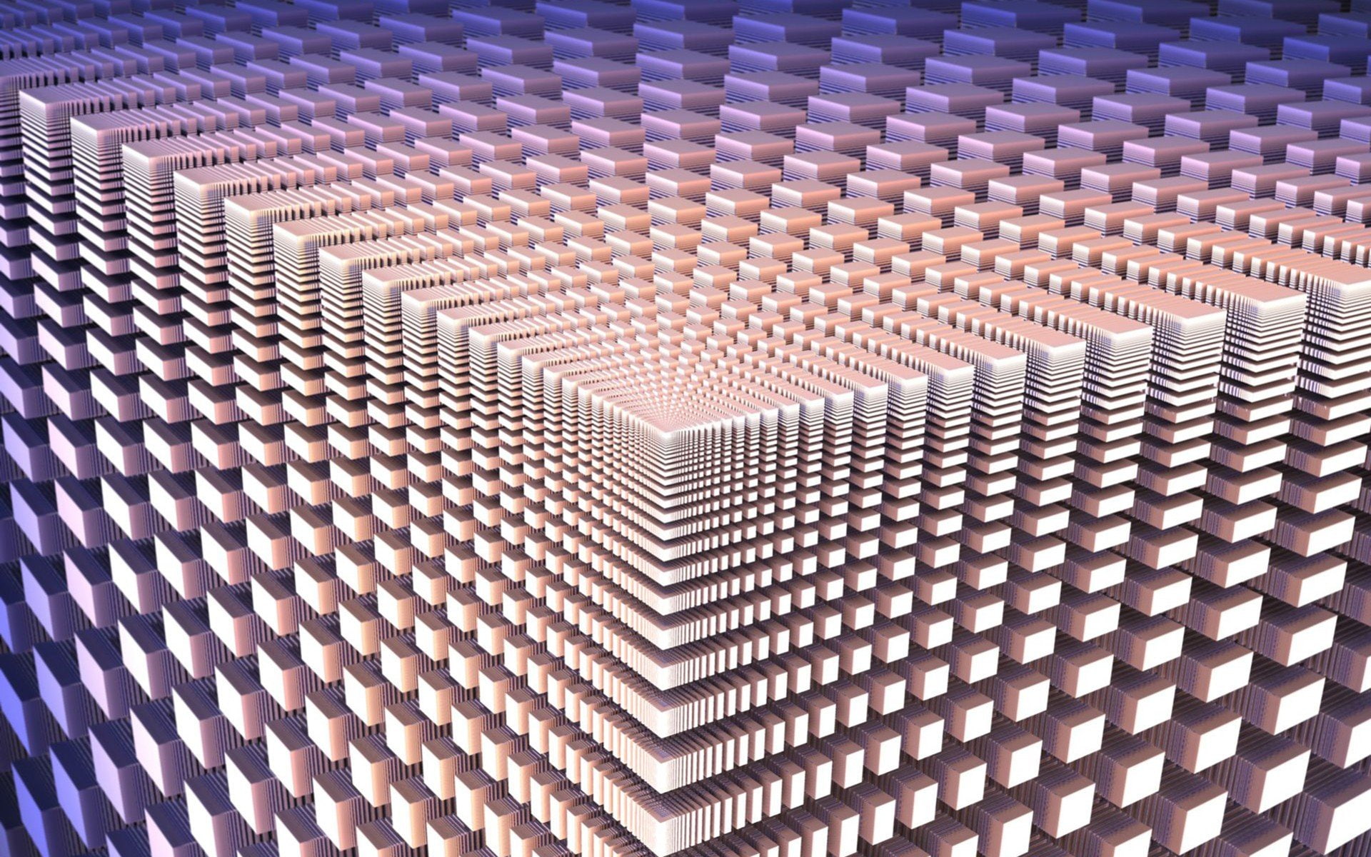 optical illusion cube, backgrounds, pattern, abstract, metal