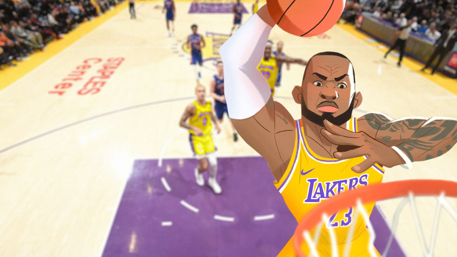 LeBron James, NBA, Los Angeles Lakers