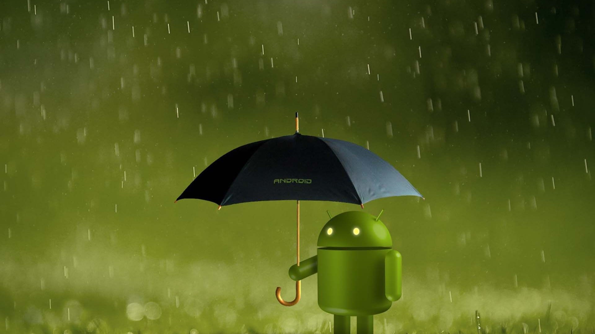 android, rainy