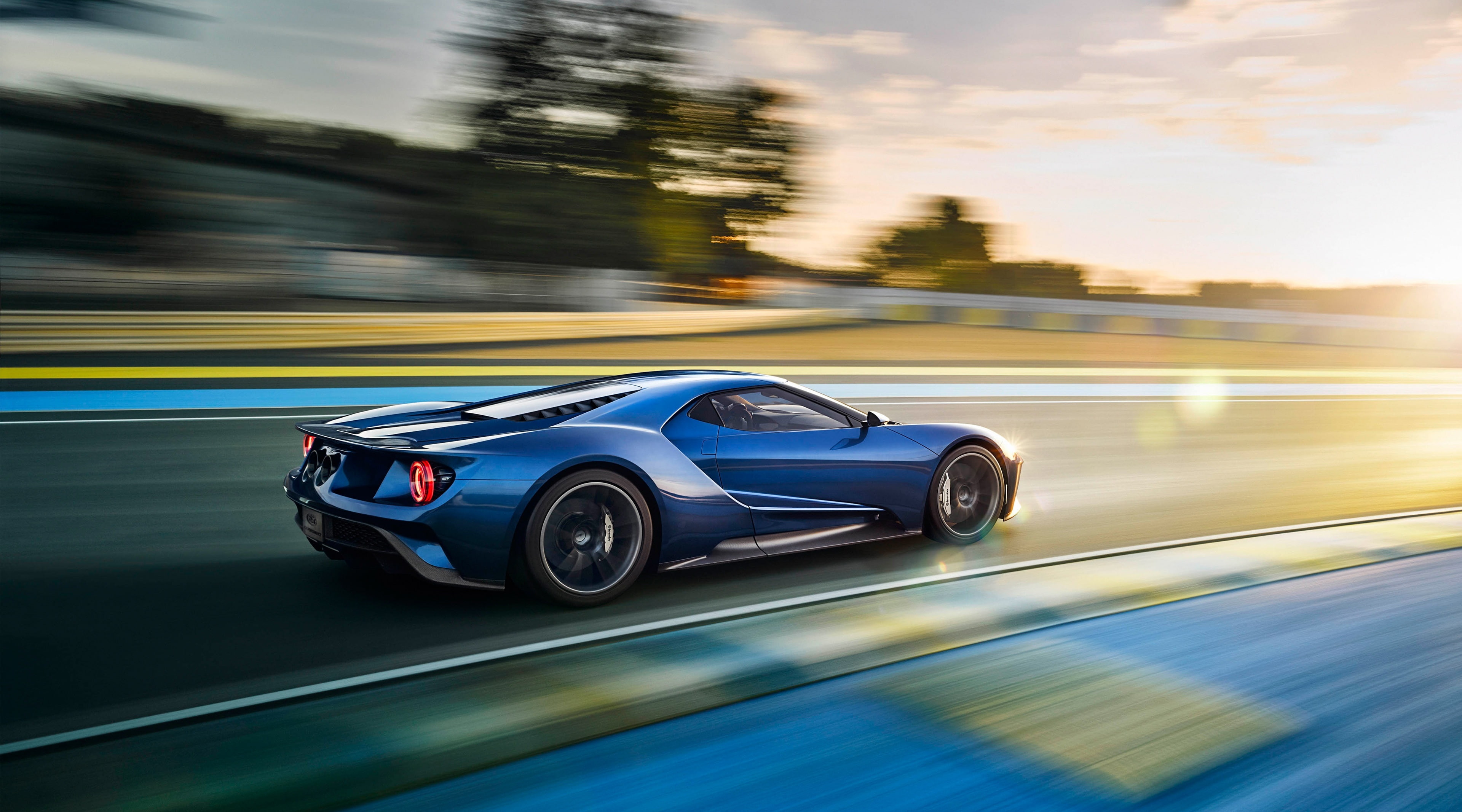 2017 Ford GT, black coupe, Cars, motion, blurred motion, mode of transportation