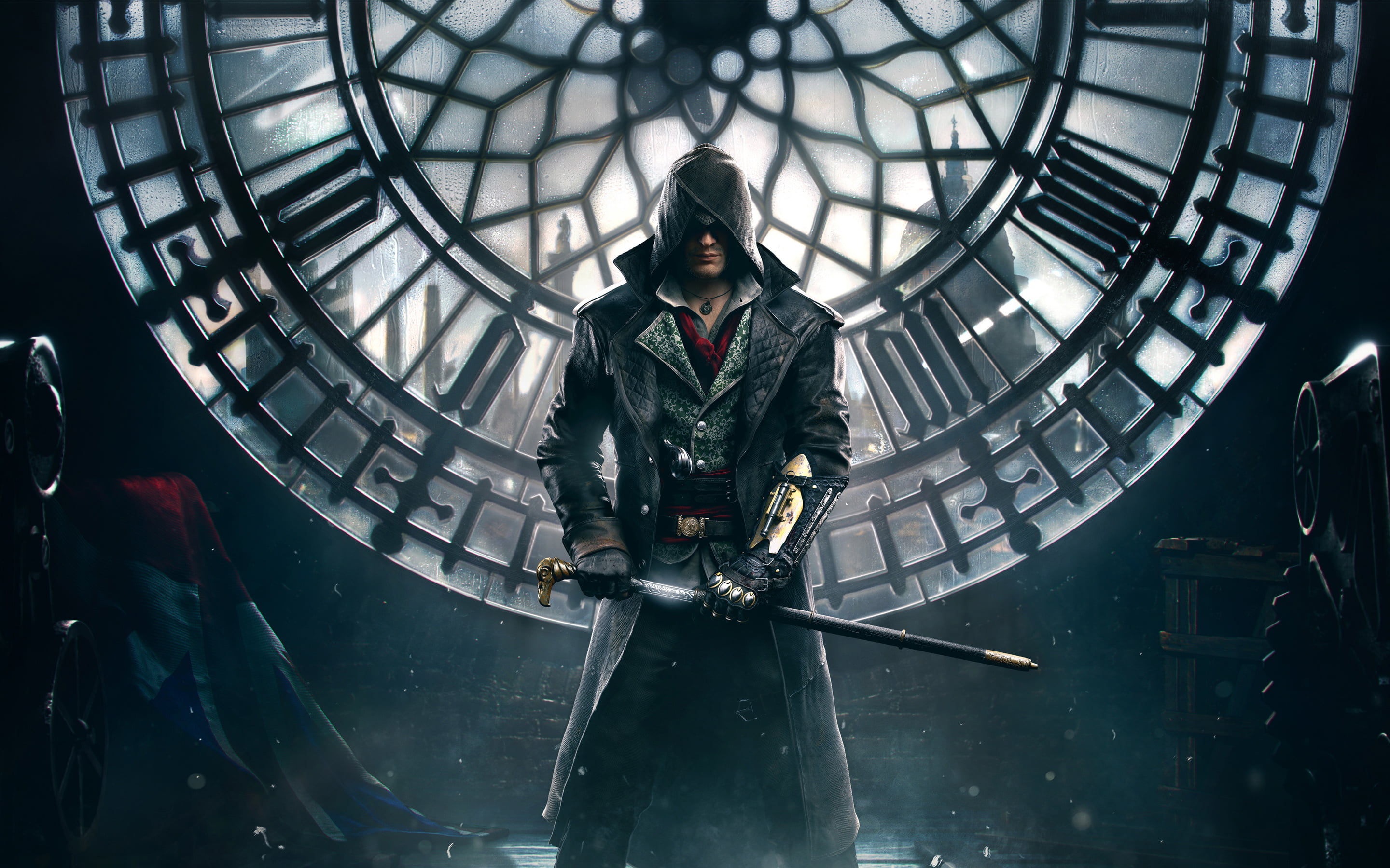 Assassin's Creed Jacob wallpaper, weapons, watch, London, tower