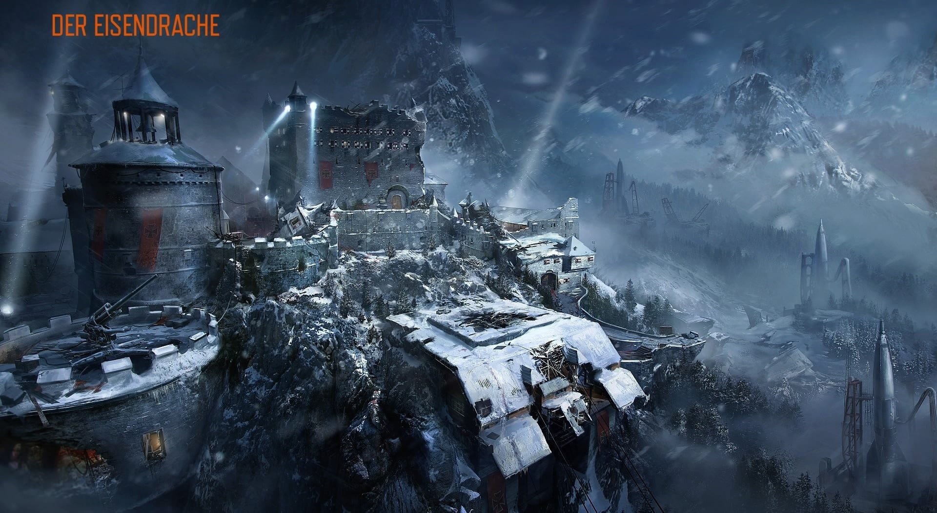 Black Ops 3 Zombies Der Eisendrache, wrecked castle, Games, Call Of Duty