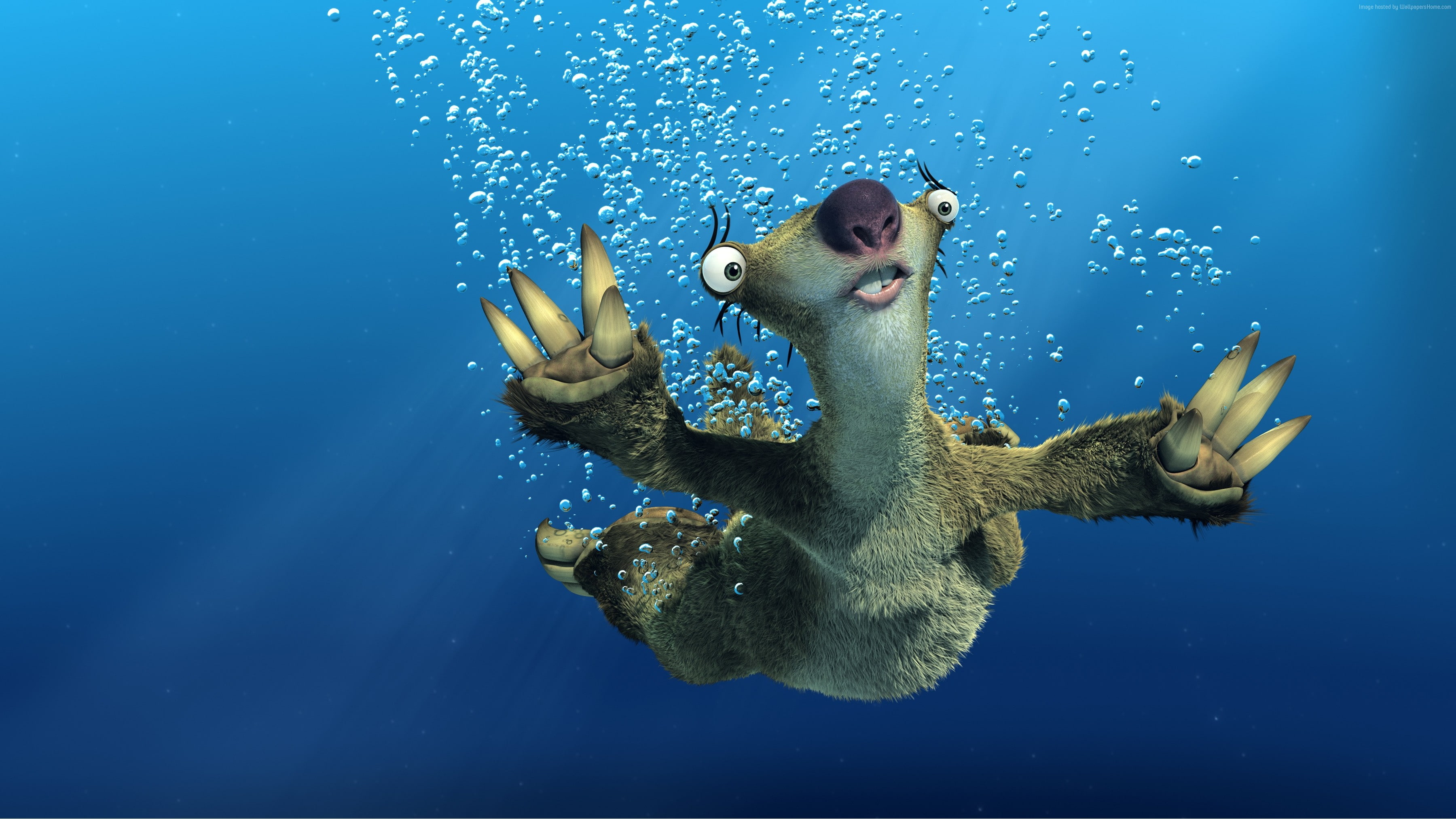 Ice Age :The Great Egg, SID, diving, best animations of 2016
