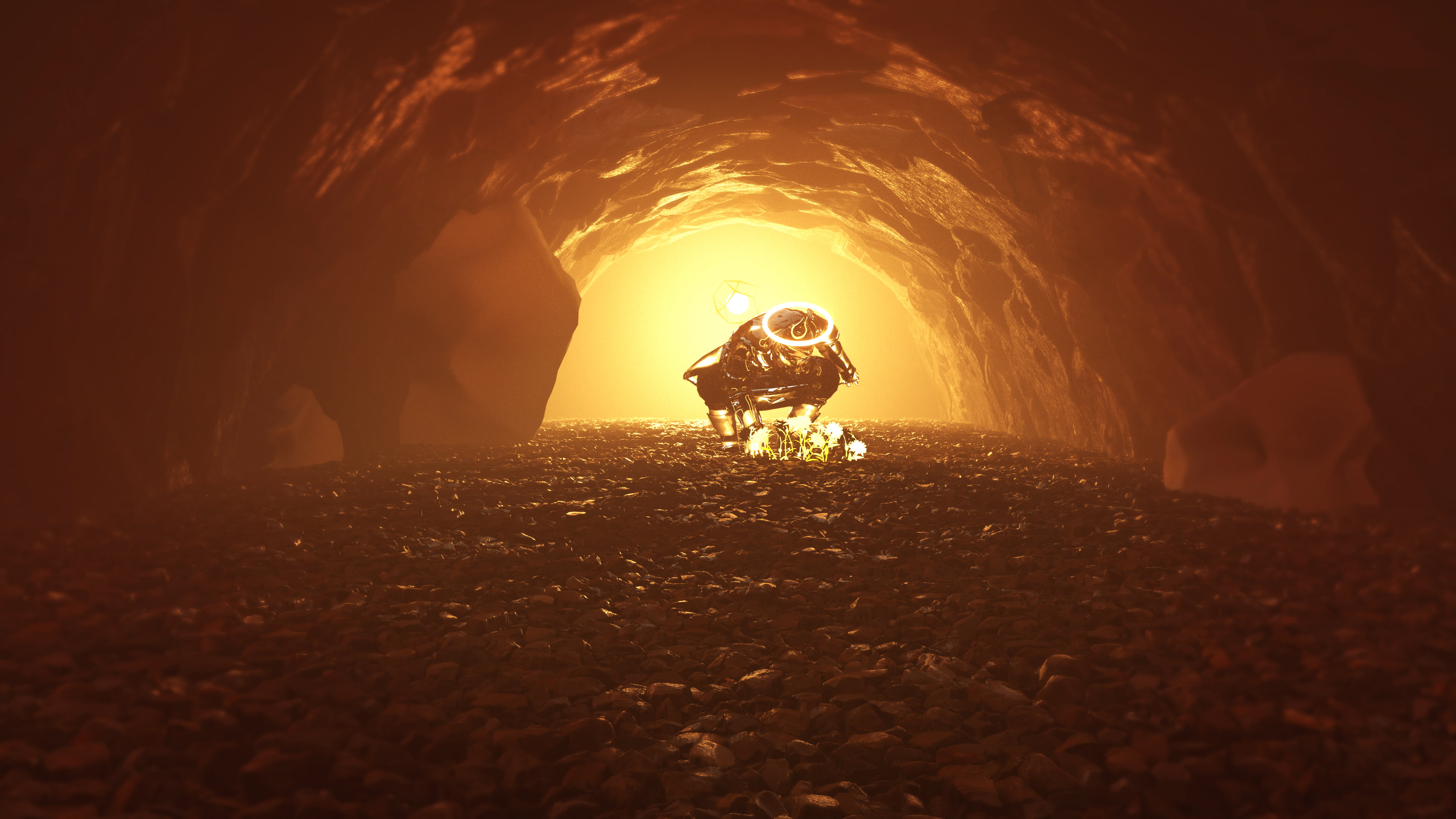 cave, render
