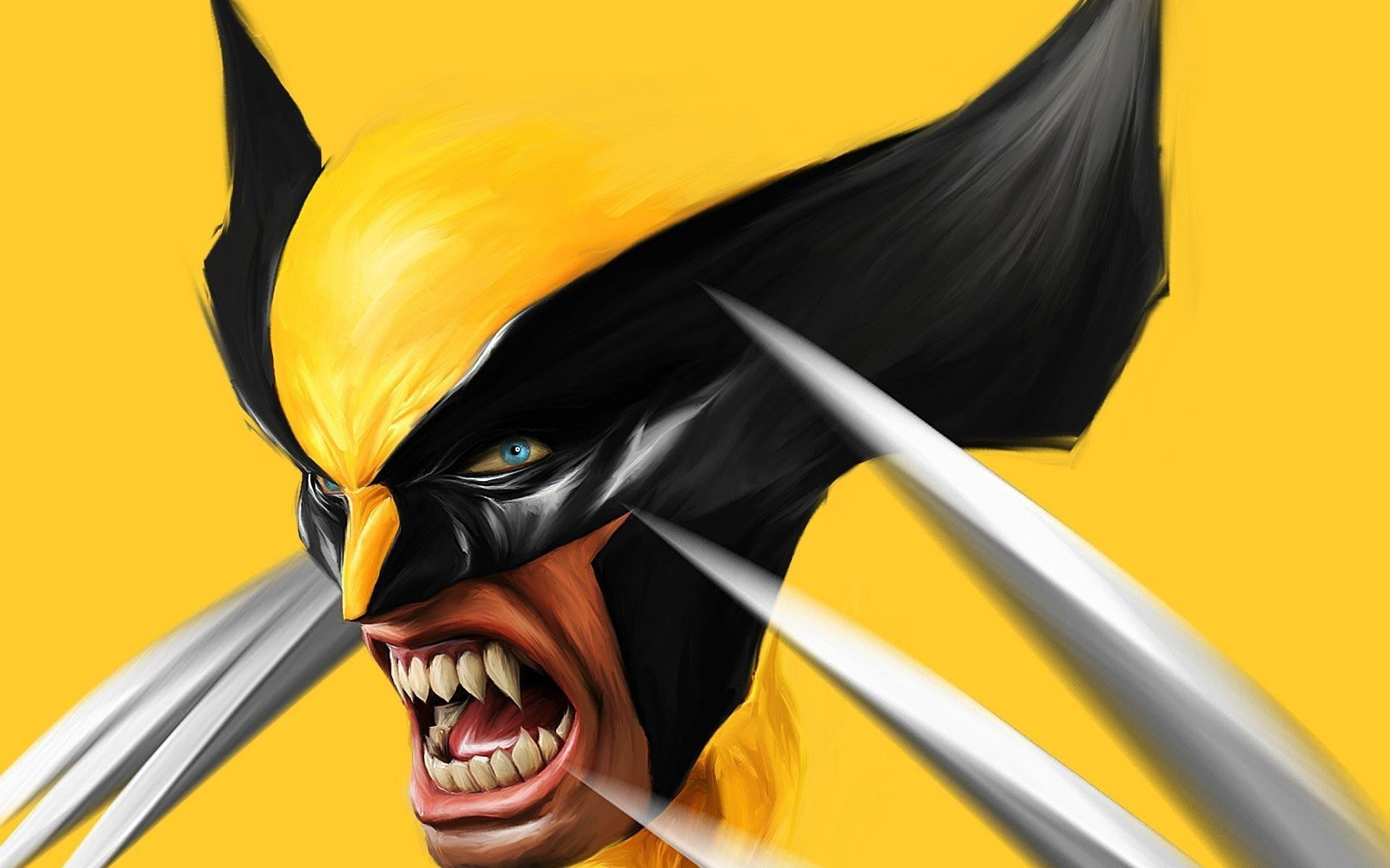 Marvel Wolverine digital wallpaper, Marvel Comics, adamantium