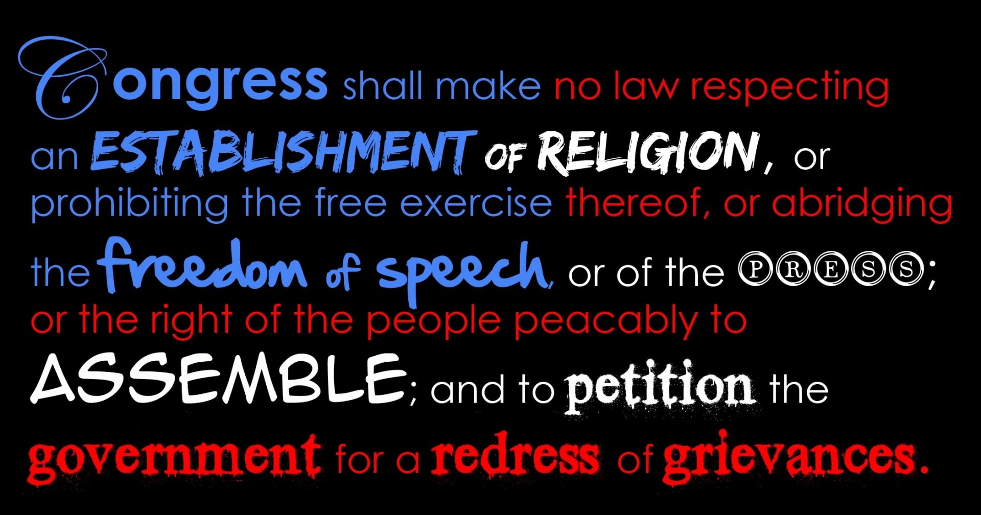 Misc, 1St Amendment