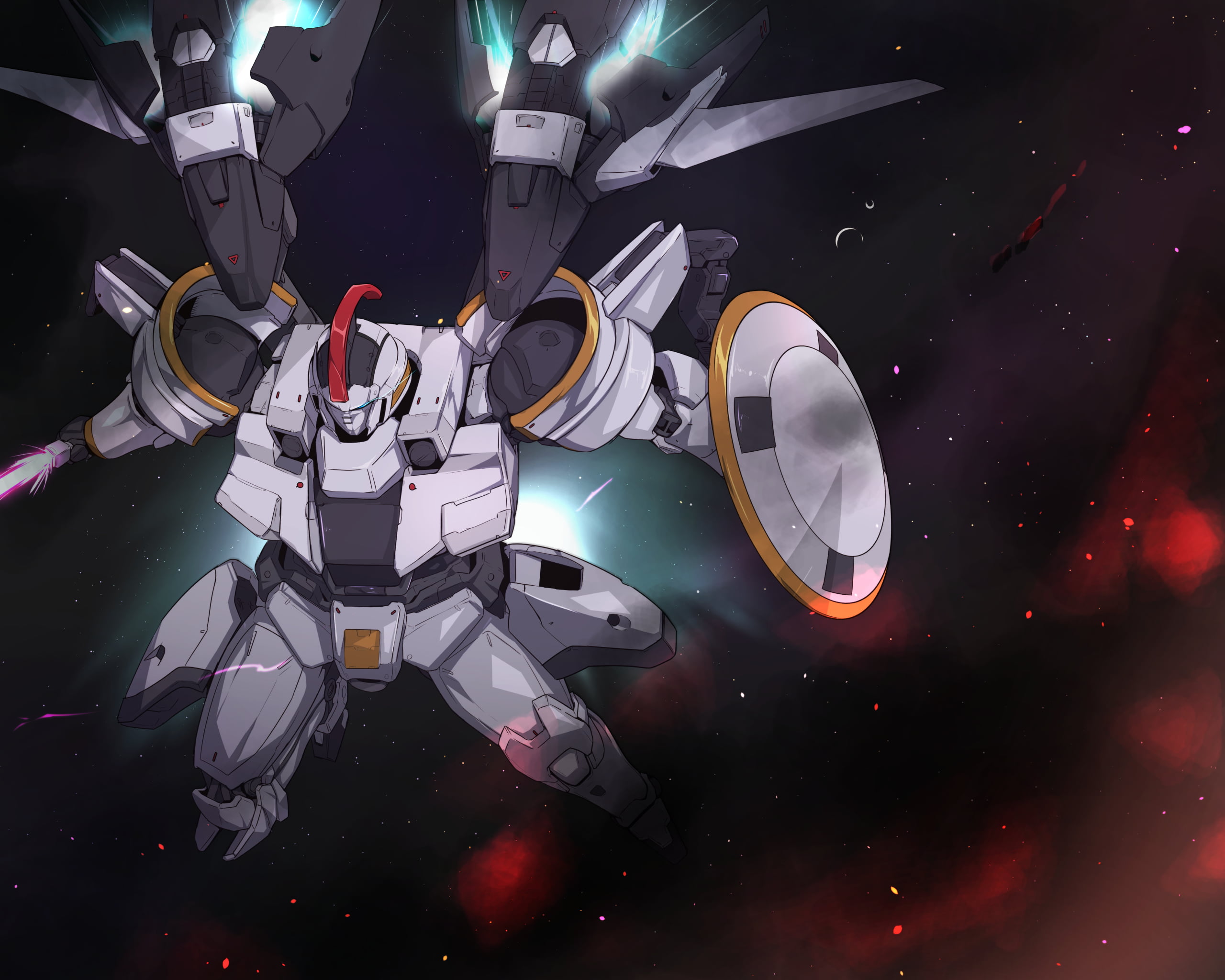 Tallgeese, anime, mechs, Mobile Suit Gundam Wing, Super Robot Taisen