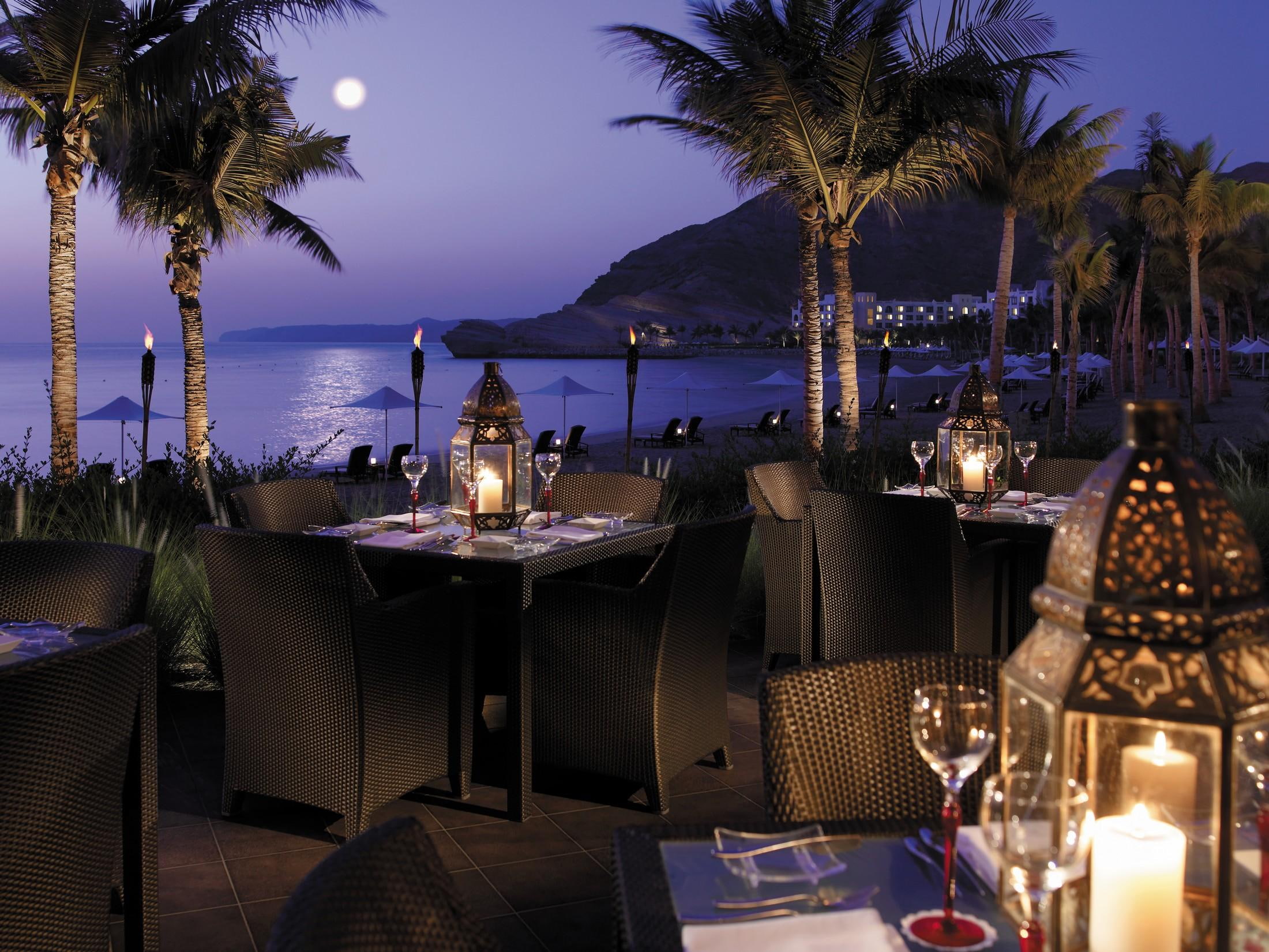 Candlelight Beach Dining, view, island, hotel, resort, dine, sunset