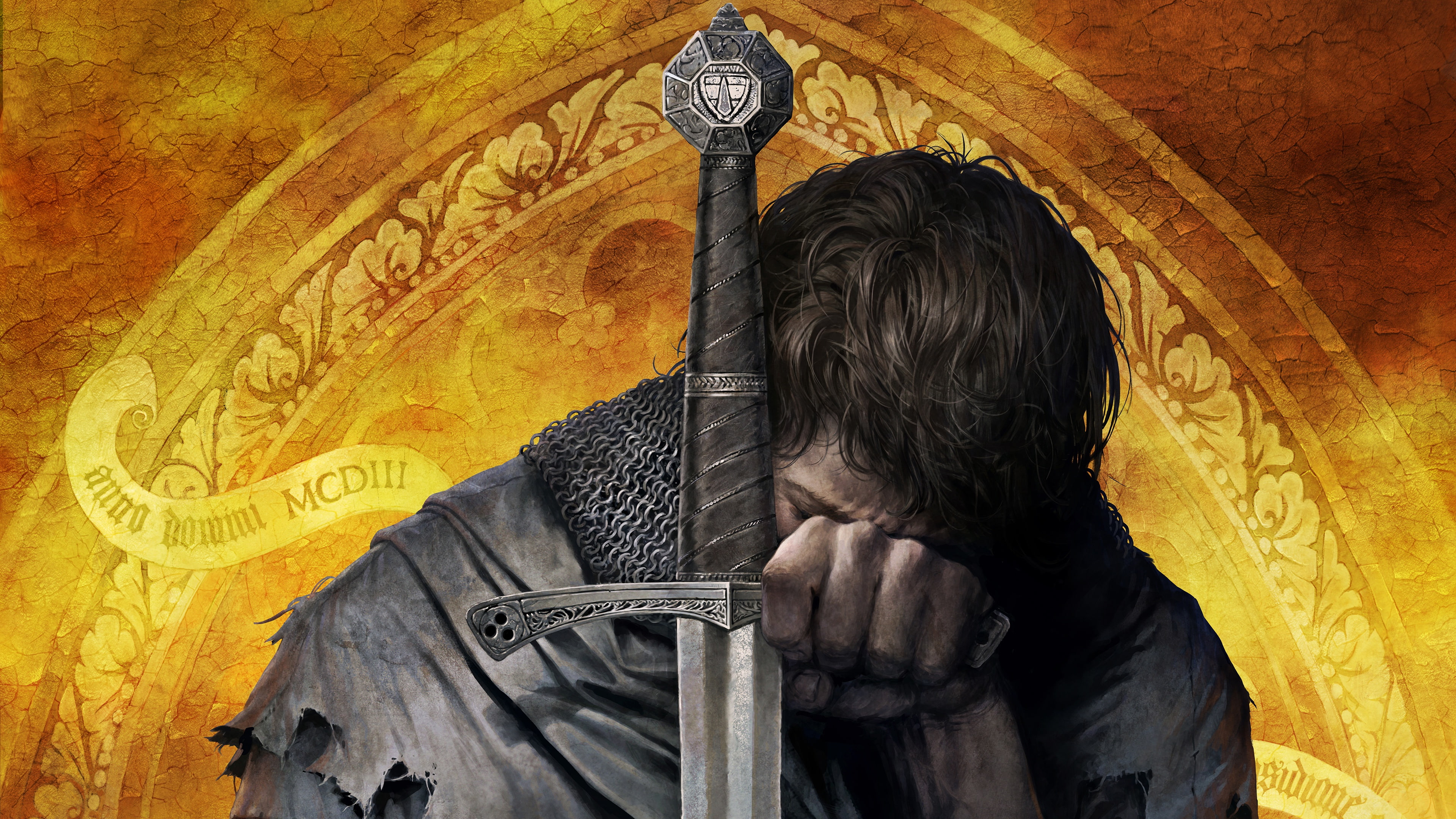digital art, artwork, video games, men, sword, Kingdom Come: Deliverance