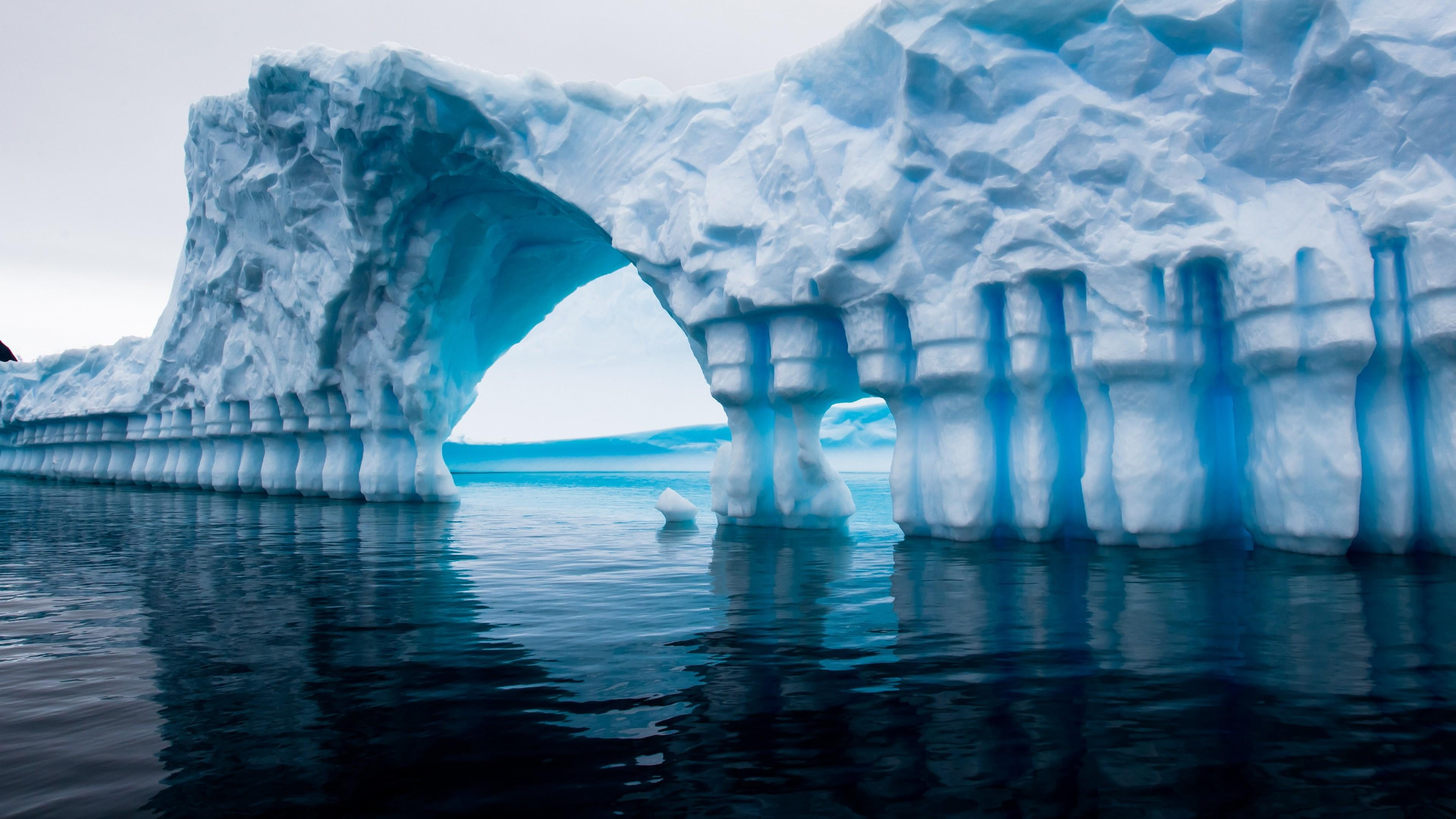 Free download | HD wallpaper: ice, gate, water, ice bridge, antarctica ...