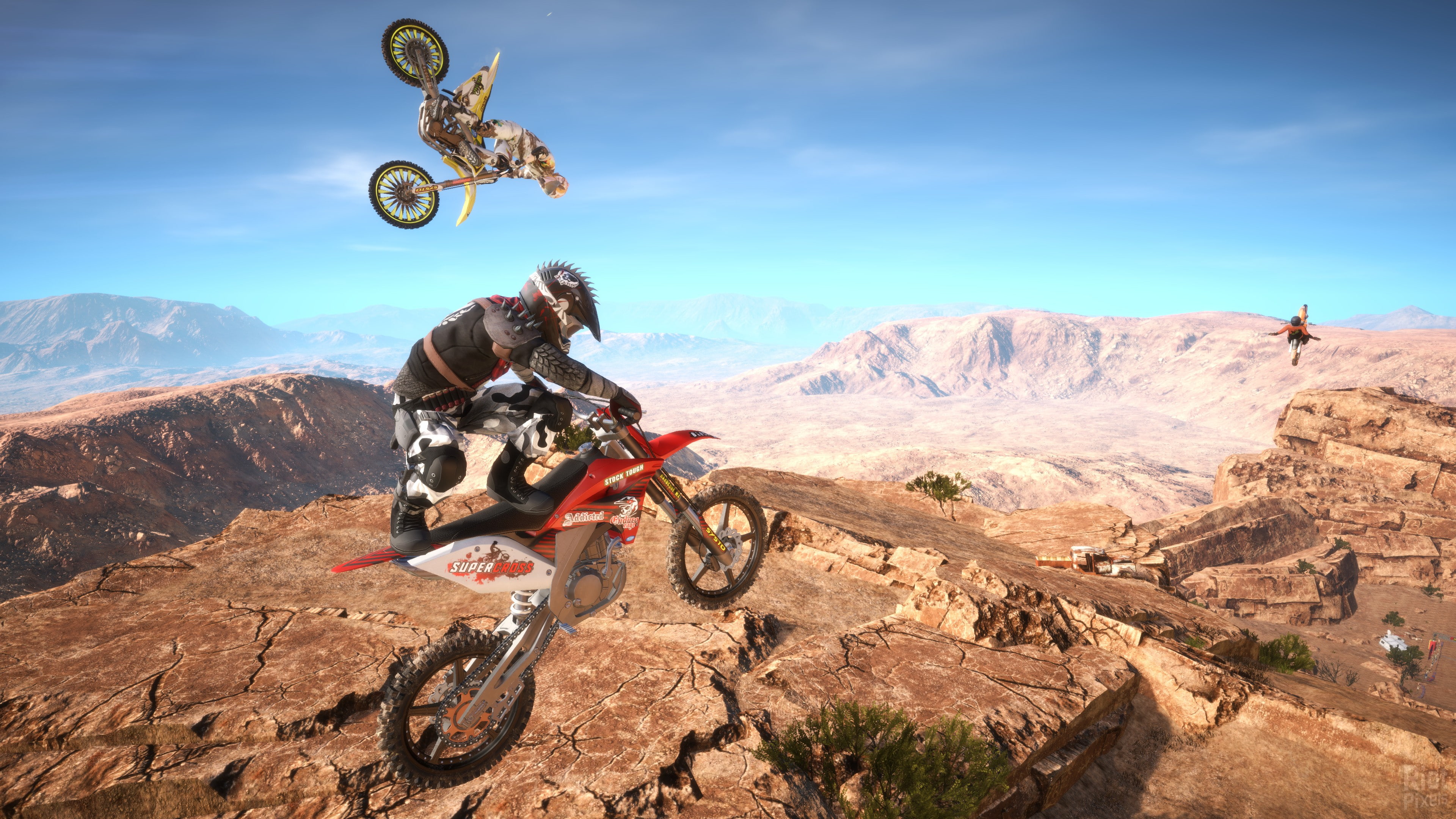 man riding motocross dirt bike, MX Nitro, extreme, PC, Xbox one