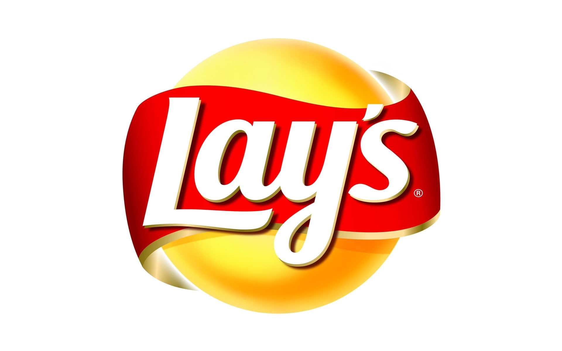 Lays logo-Brand HD Wallpapers, Lay's logo, white background, cut out