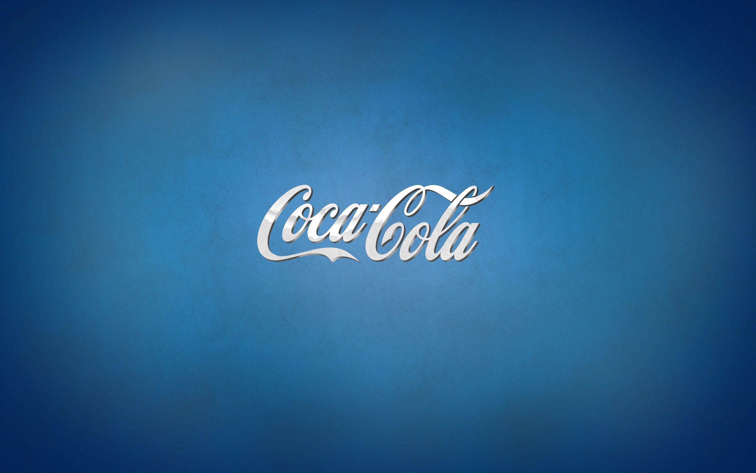 Free download | HD wallpaper: Blue Coca Cola, background, logo, white ...