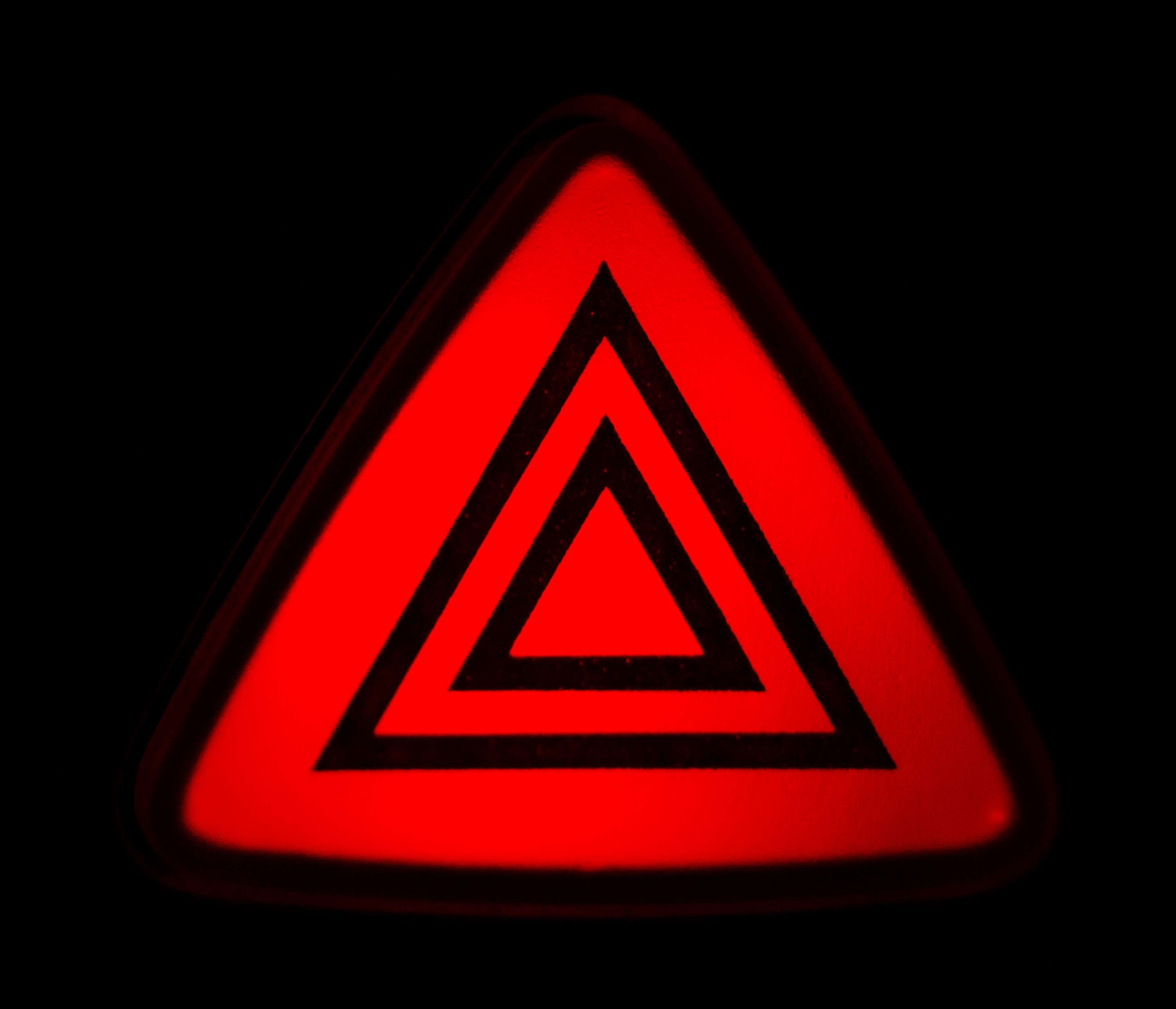 black, button, red, theme patterns, triangles, sign, communication