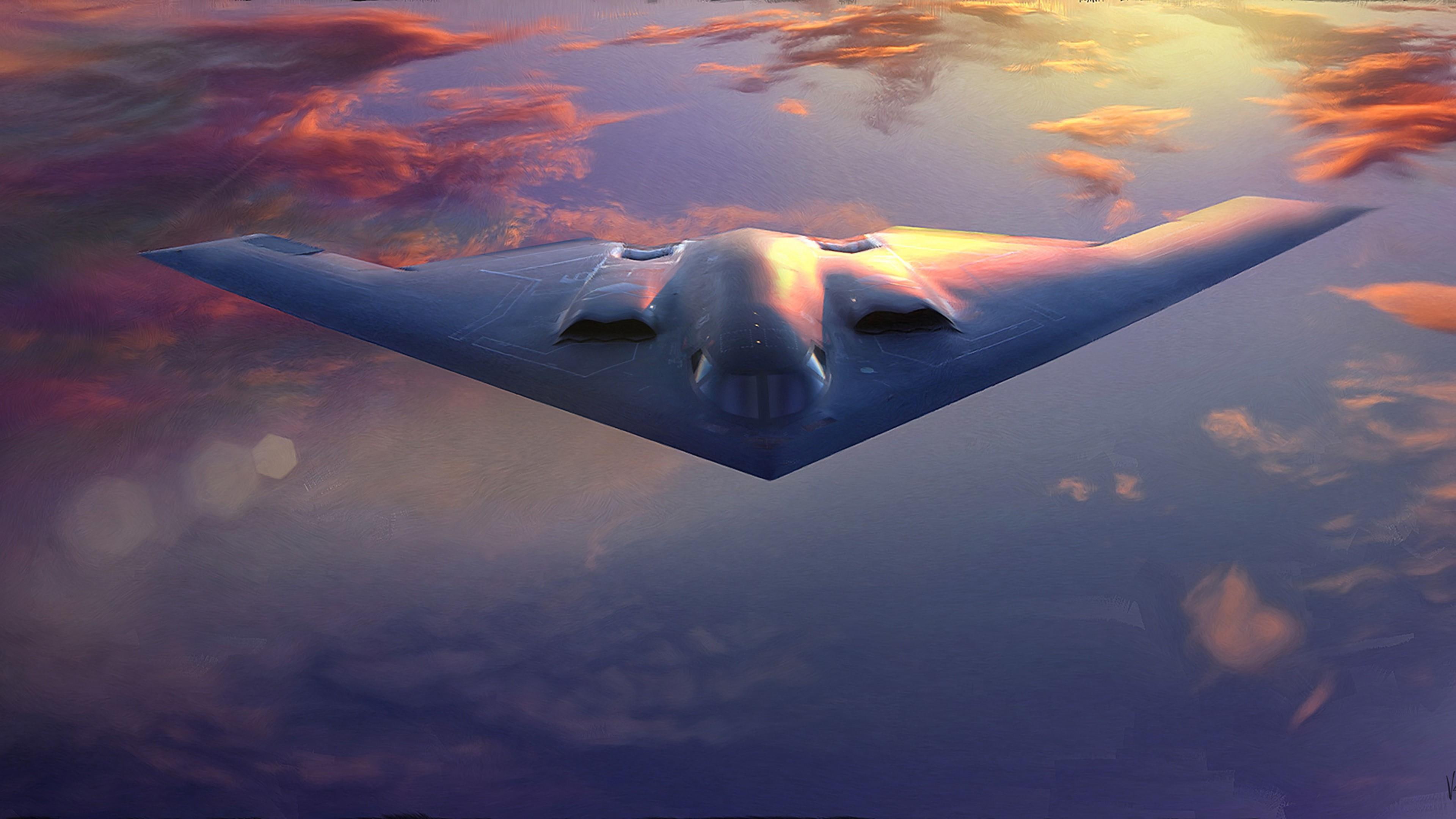 Free Download | HD Wallpaper: B–2 Spirit, Stealth Bomber, Air Force ...