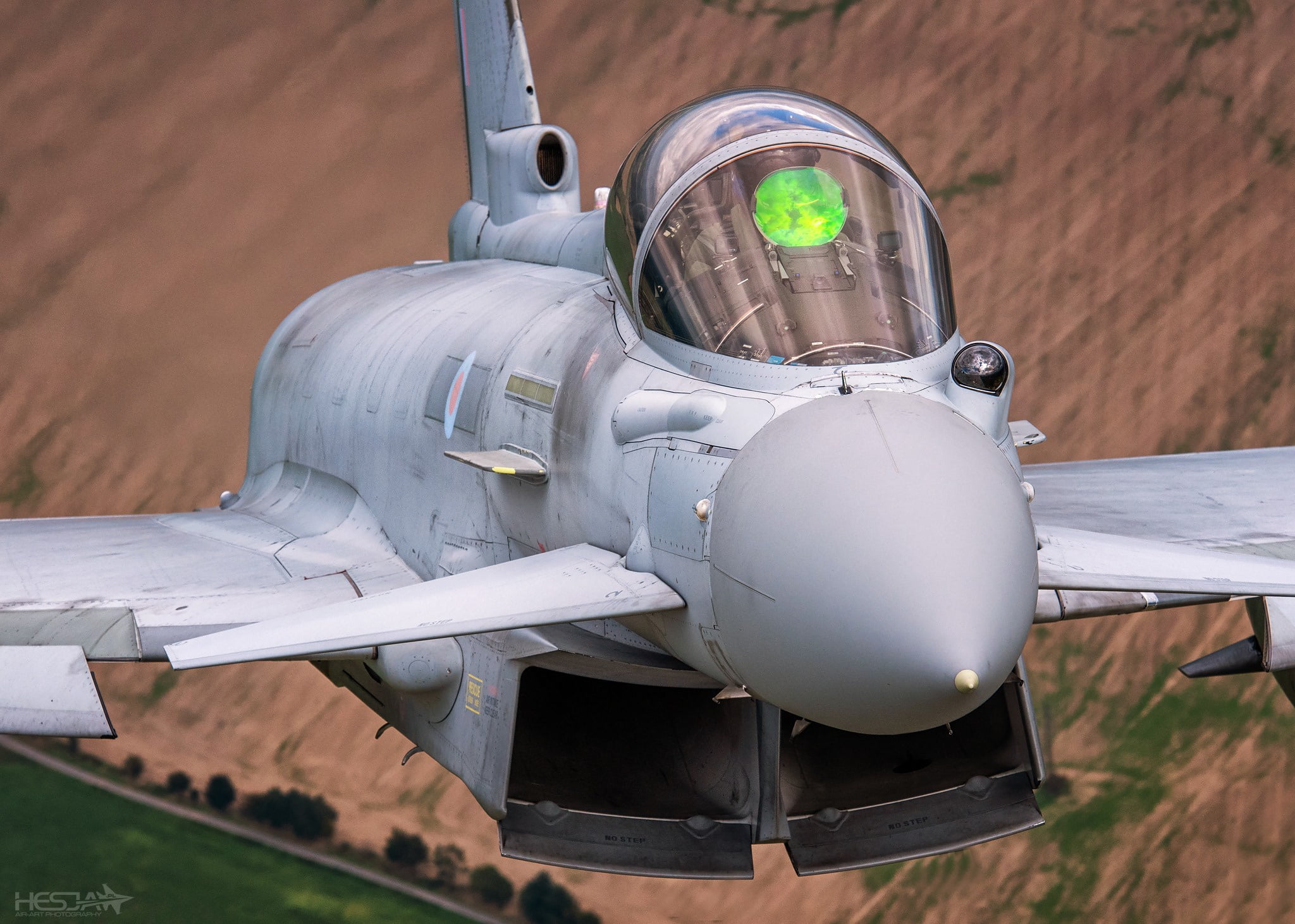 Fighter, Pilot, RAF, Eurofighter Typhoon, Cockpit, PGO, ILS