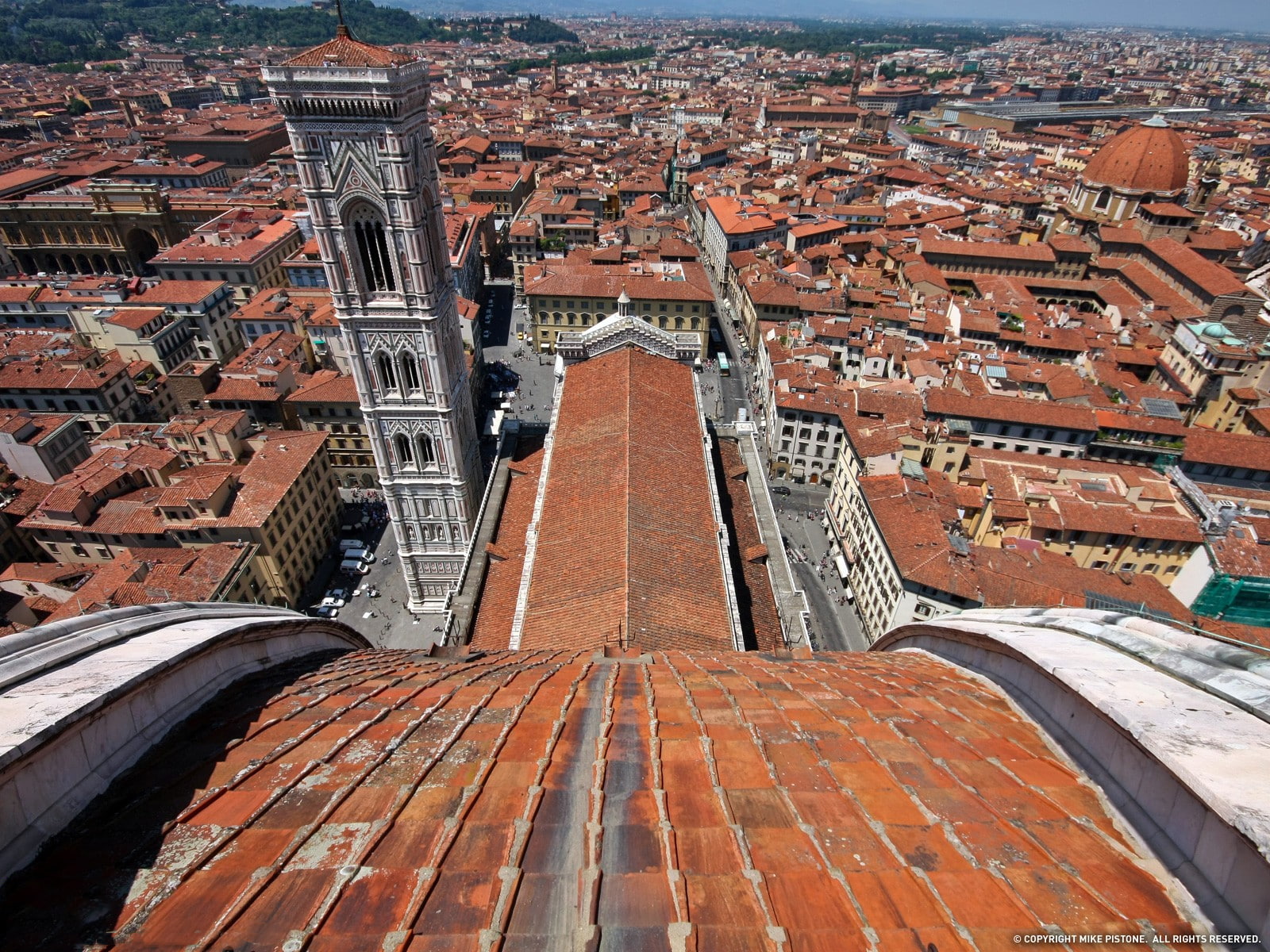 Roof Buildings Florence HD, cityscape