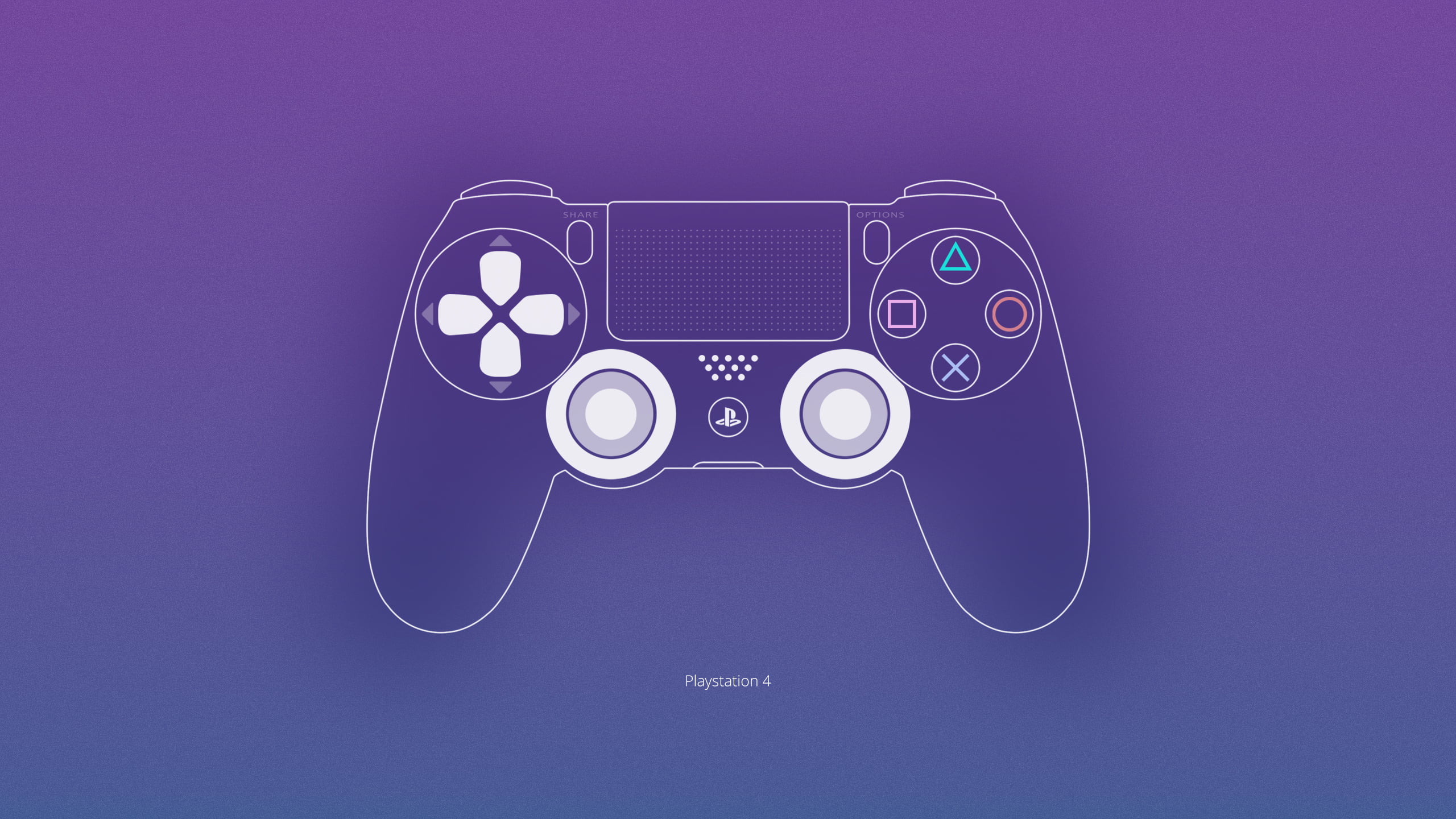 game controller sketch, PS4, Console, Gamepad, Dualshock, music