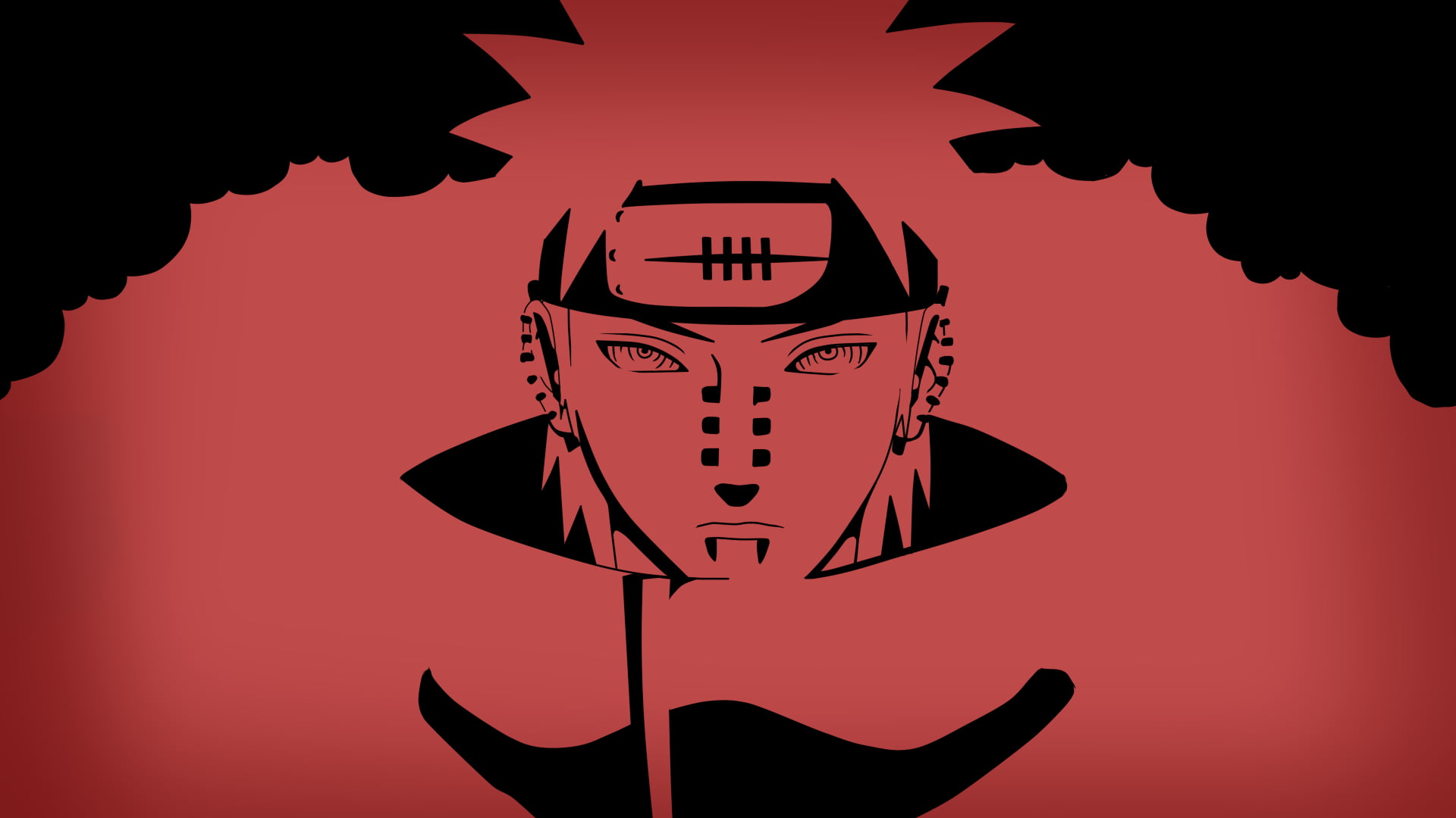 Pain from Naruto Shippuden illustration, Naruto Shippuuden, vector