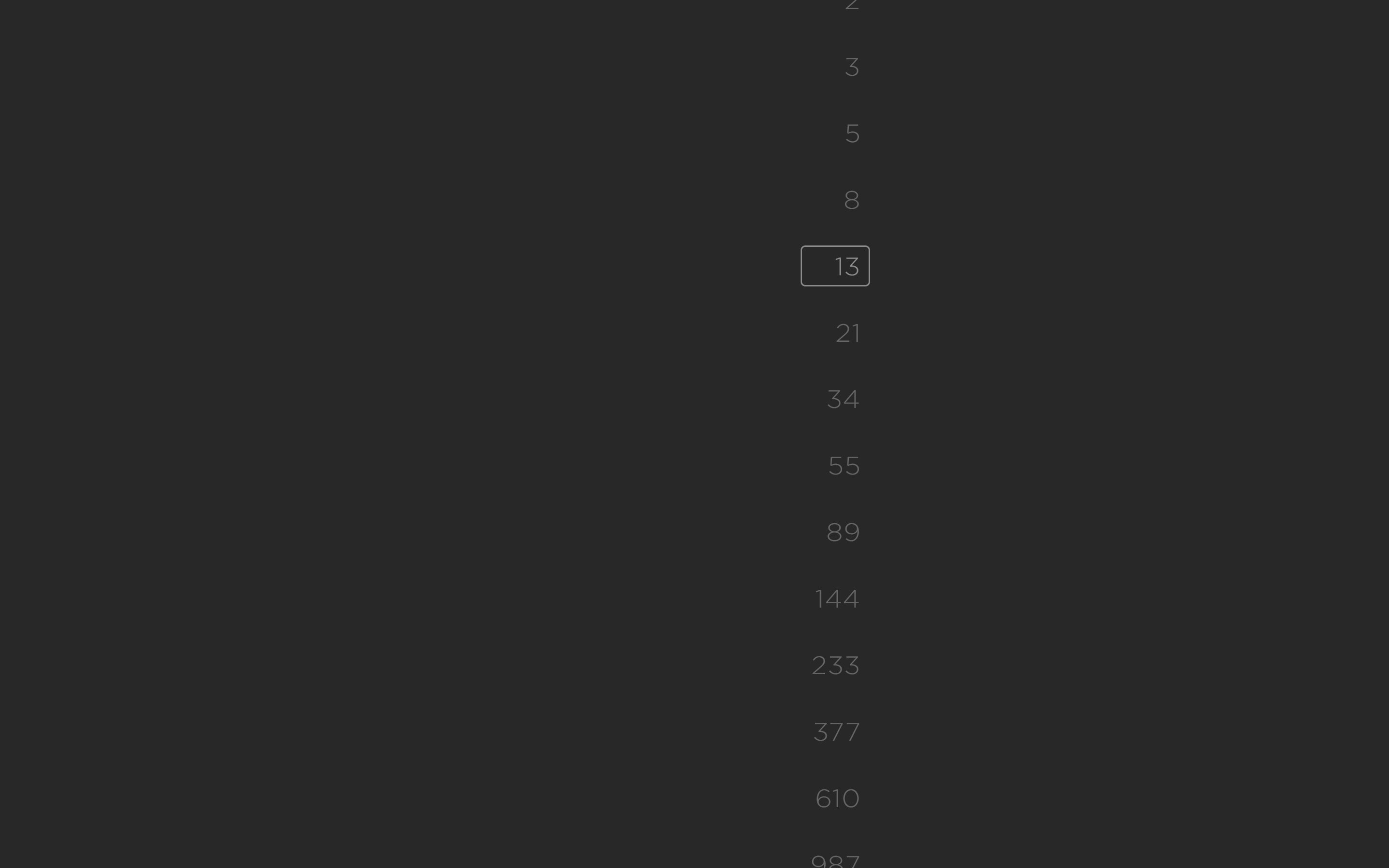 Fibonacci Sequence