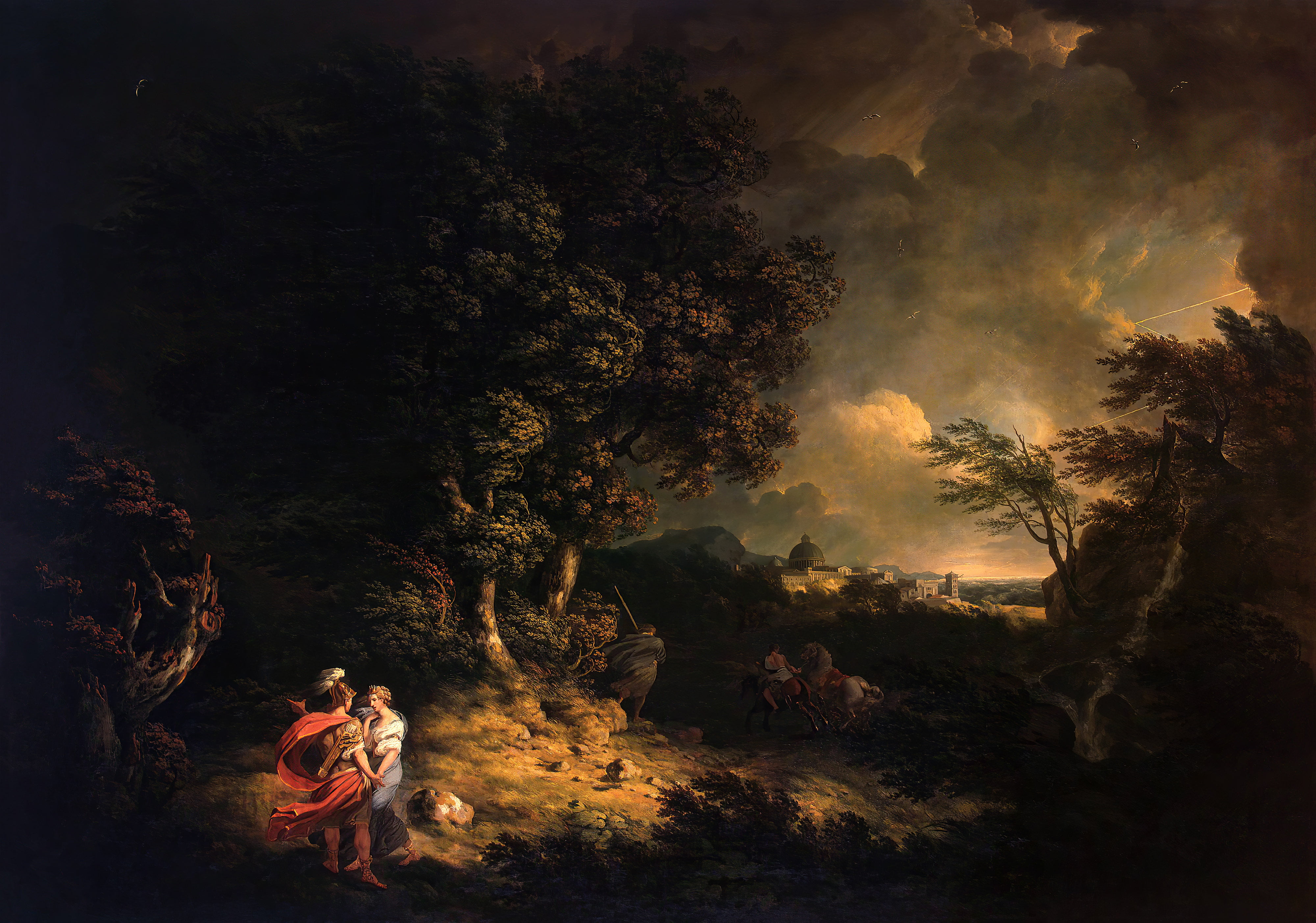 Landscape with Dido and Aeneas, Greek mythology, Roman mythology