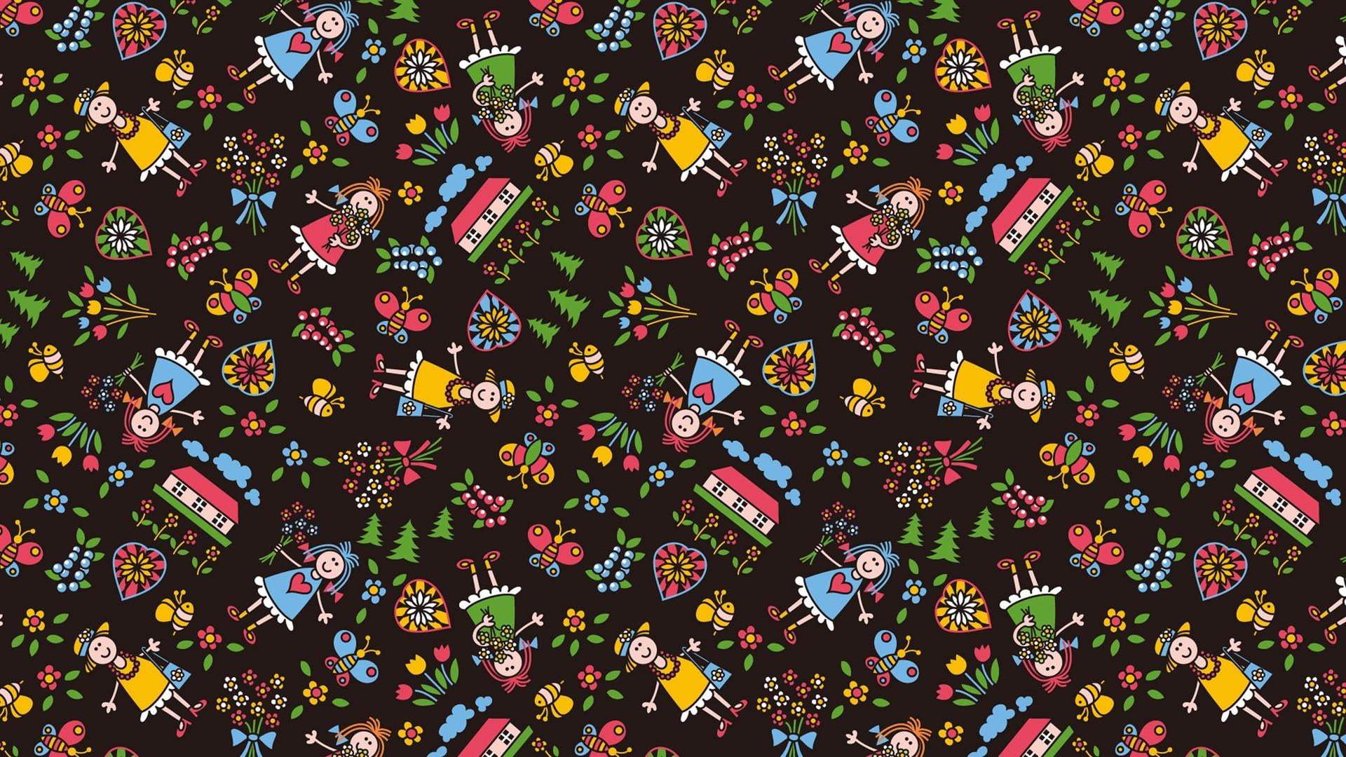 pattern, multi colored, full frame, backgrounds, no people