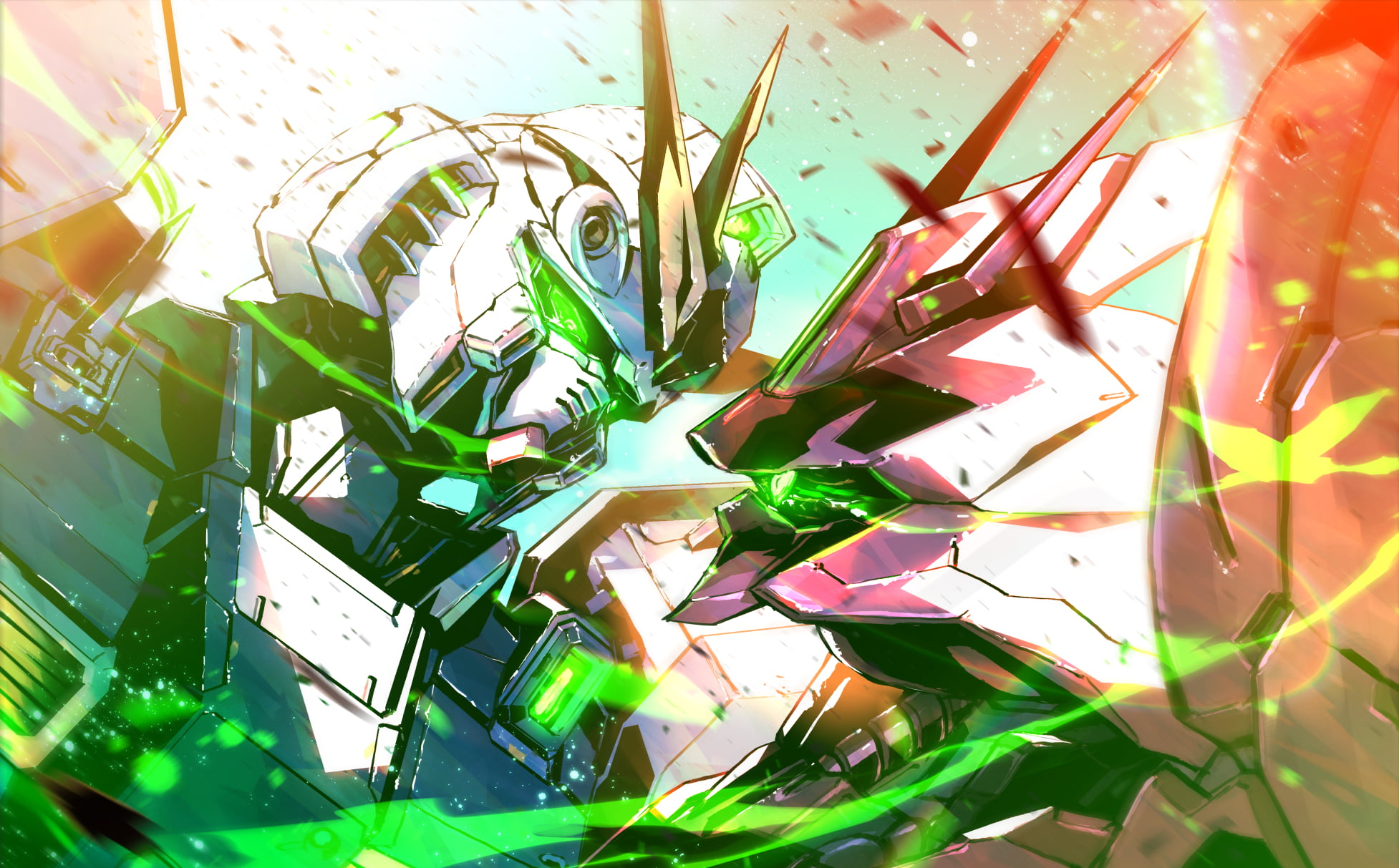 anime, mechs, Super Robot Taisen, Mobile Suit Gundam Char's Counterattack