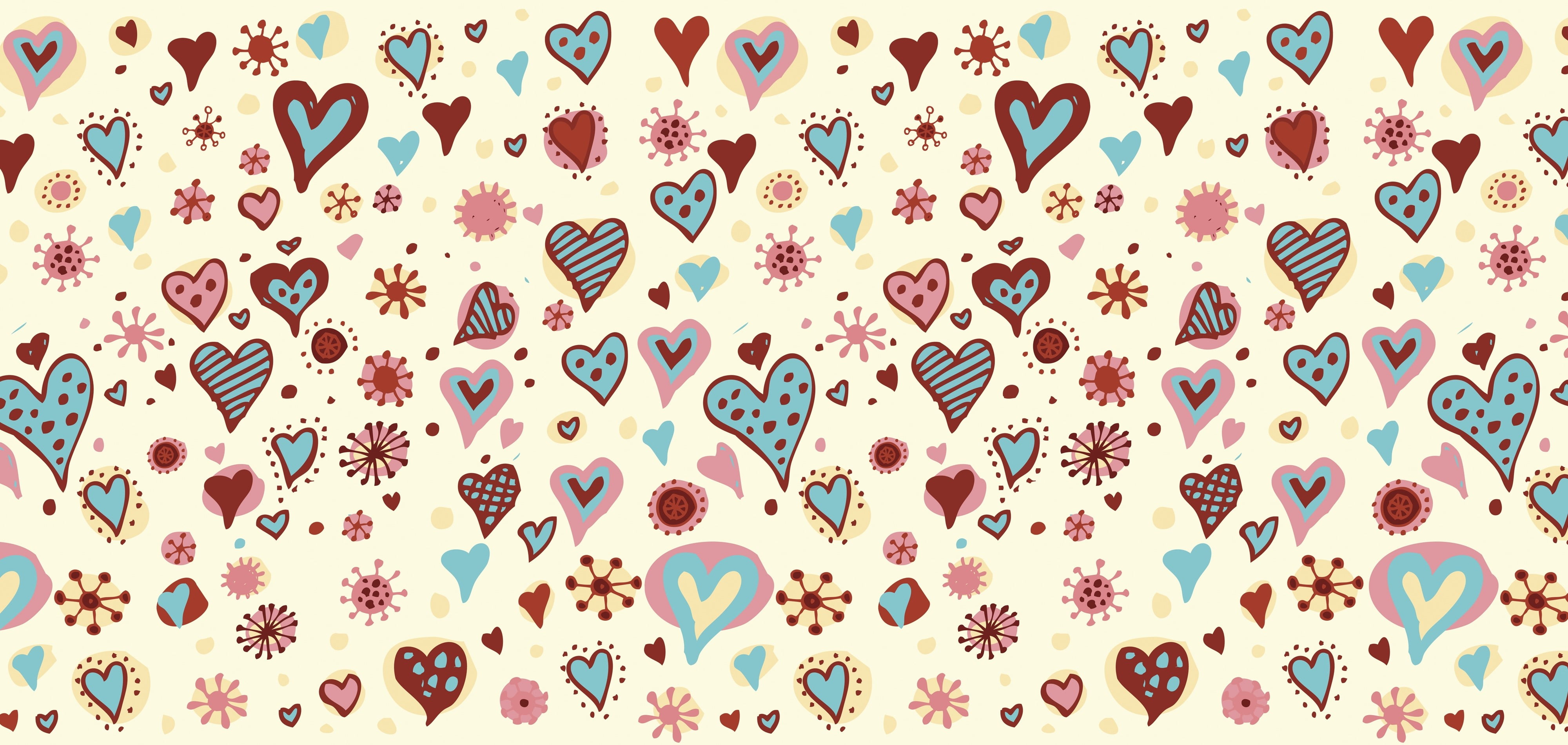 Heart, Background, Pattern, Surface, backgrounds, full frame