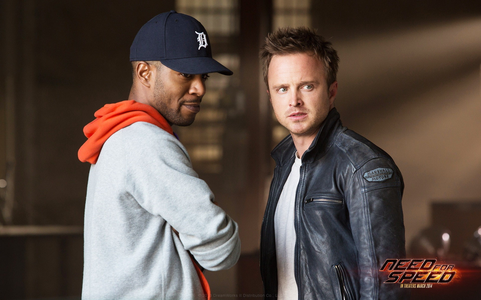 Need for speed, Aaron paul, Tobey marshall, two people, men