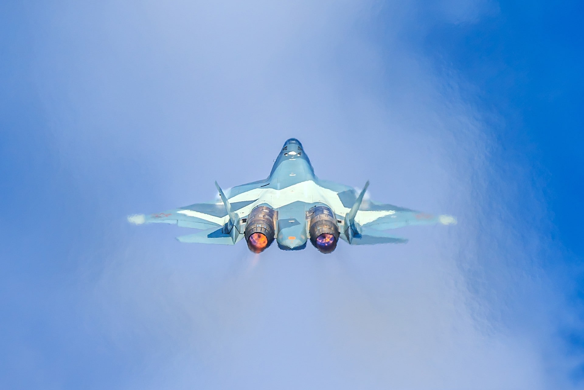 50, Afterburner, military, Military Aircraft, Sukhoi PAK FA