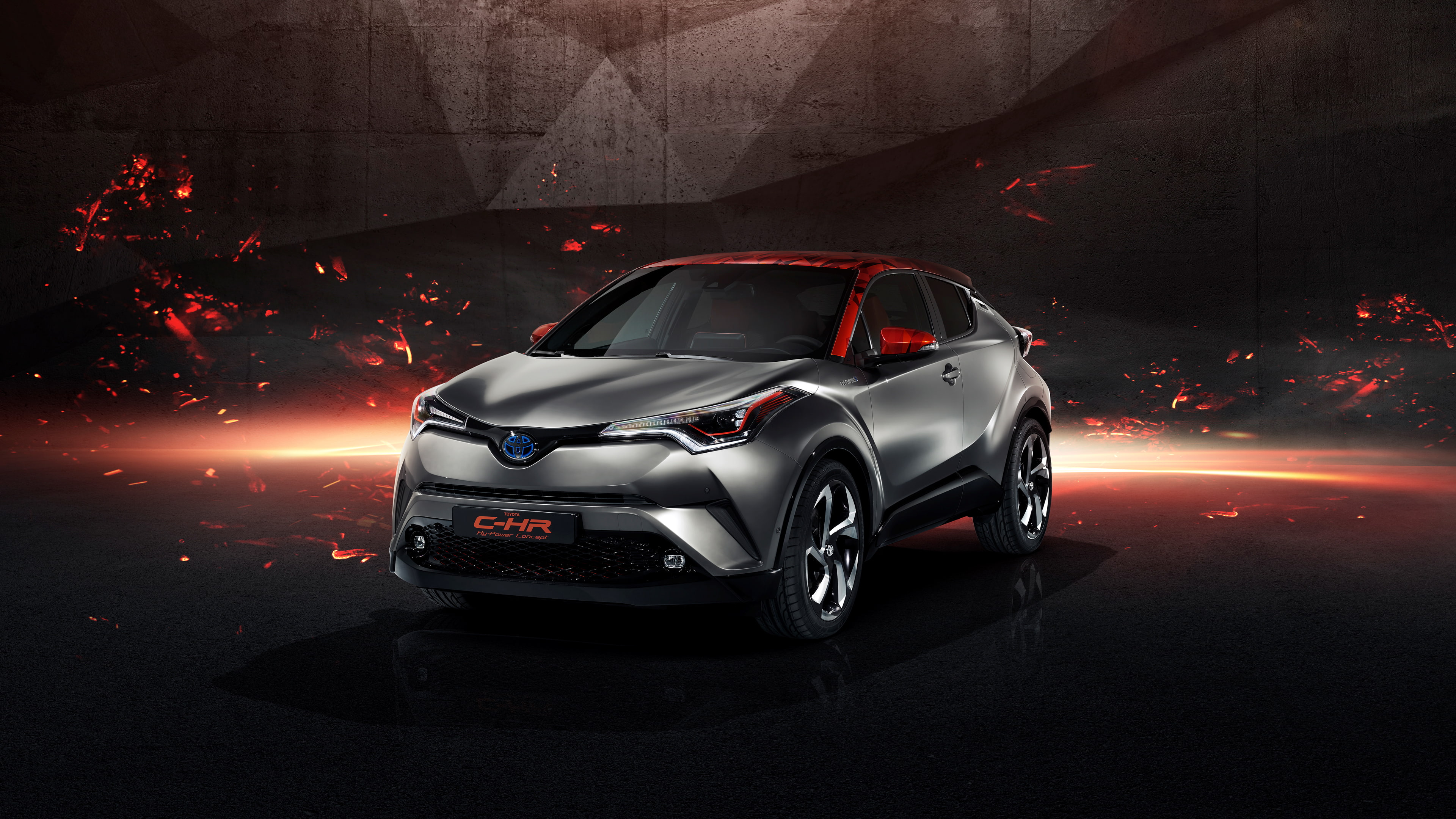 Toyota C HR Hy Power Concept 2017 Frankfurt Motor Show 4K, car