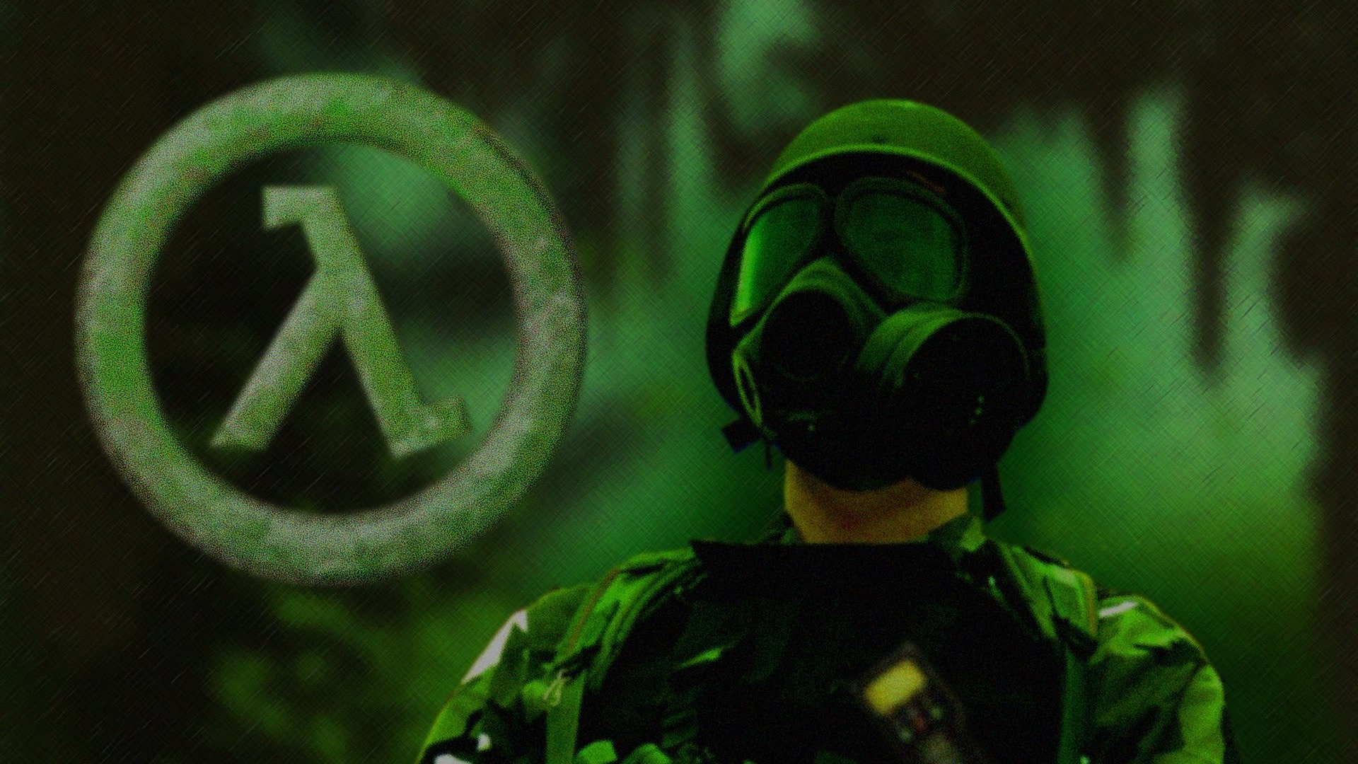 half life opposing force, green color, one person, headshot