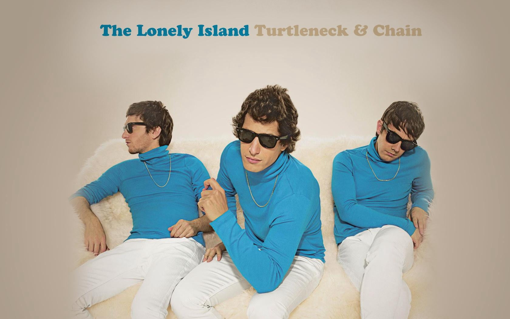 The Lonely Island Turtleneck & Chain poster, armchair, glasses