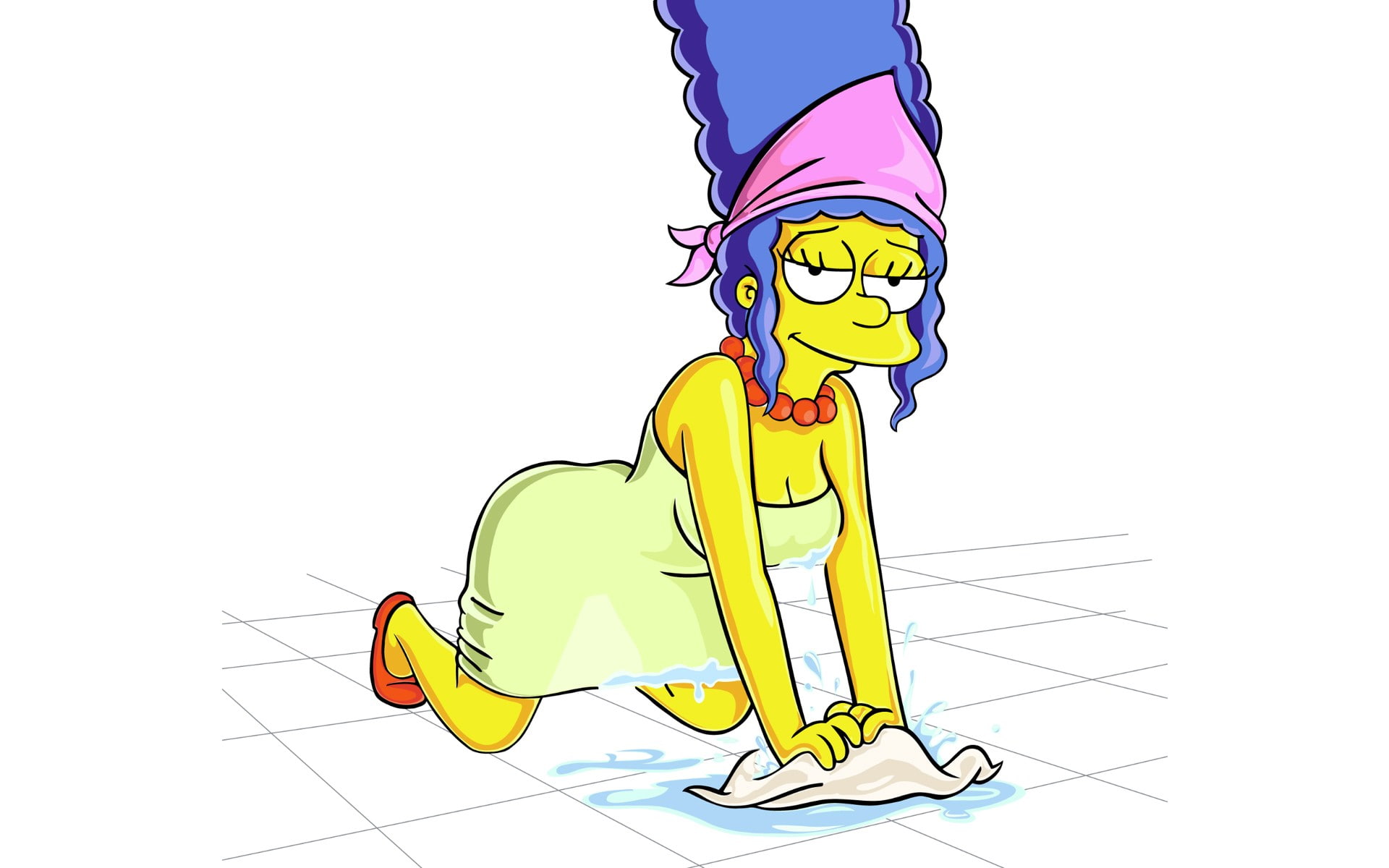 The Simpsons, Marge Simpson, Cartoon, 1920x1200