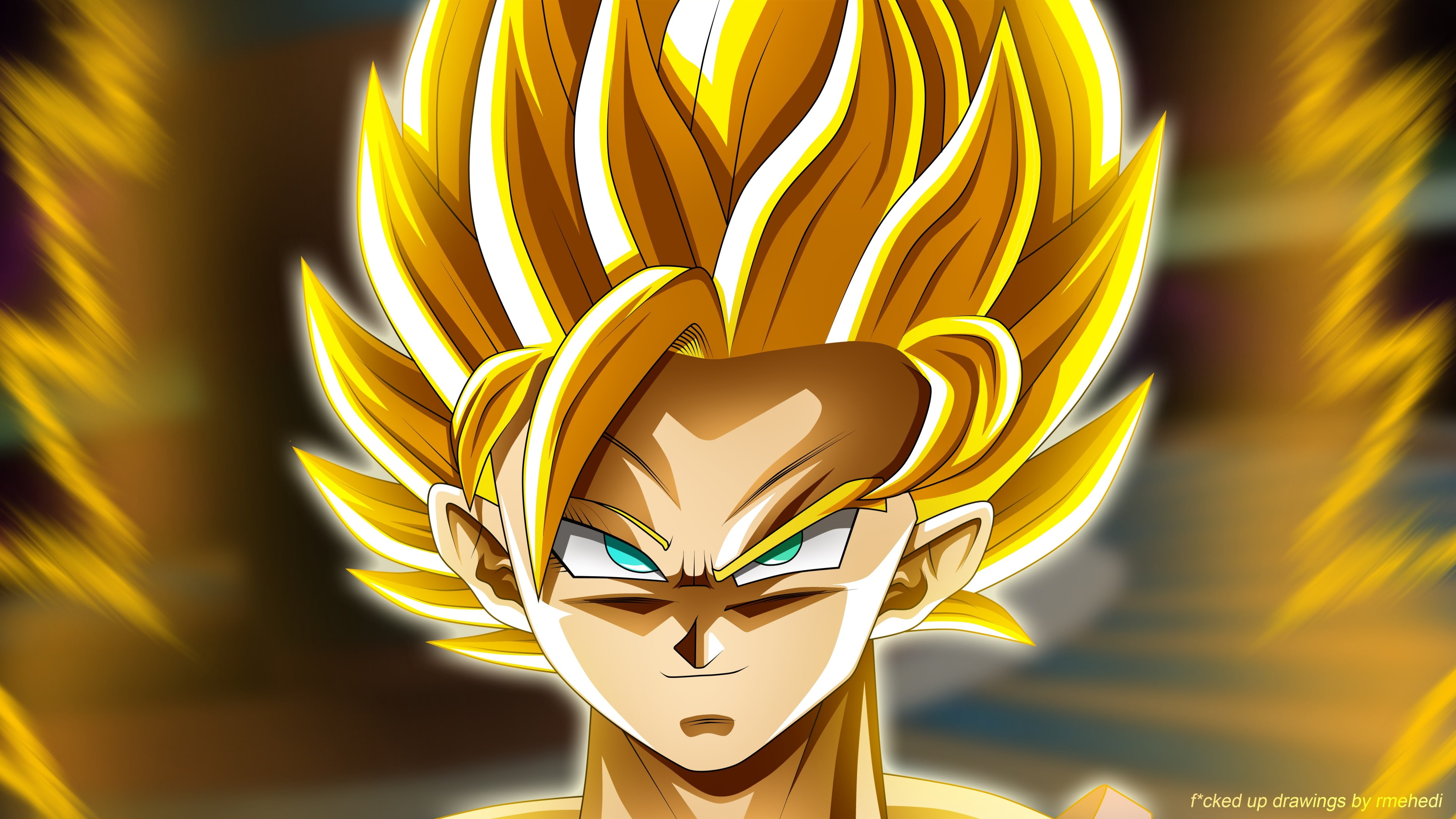 dragon ball super 4k   for pc, gold colored, shiny, yellow
