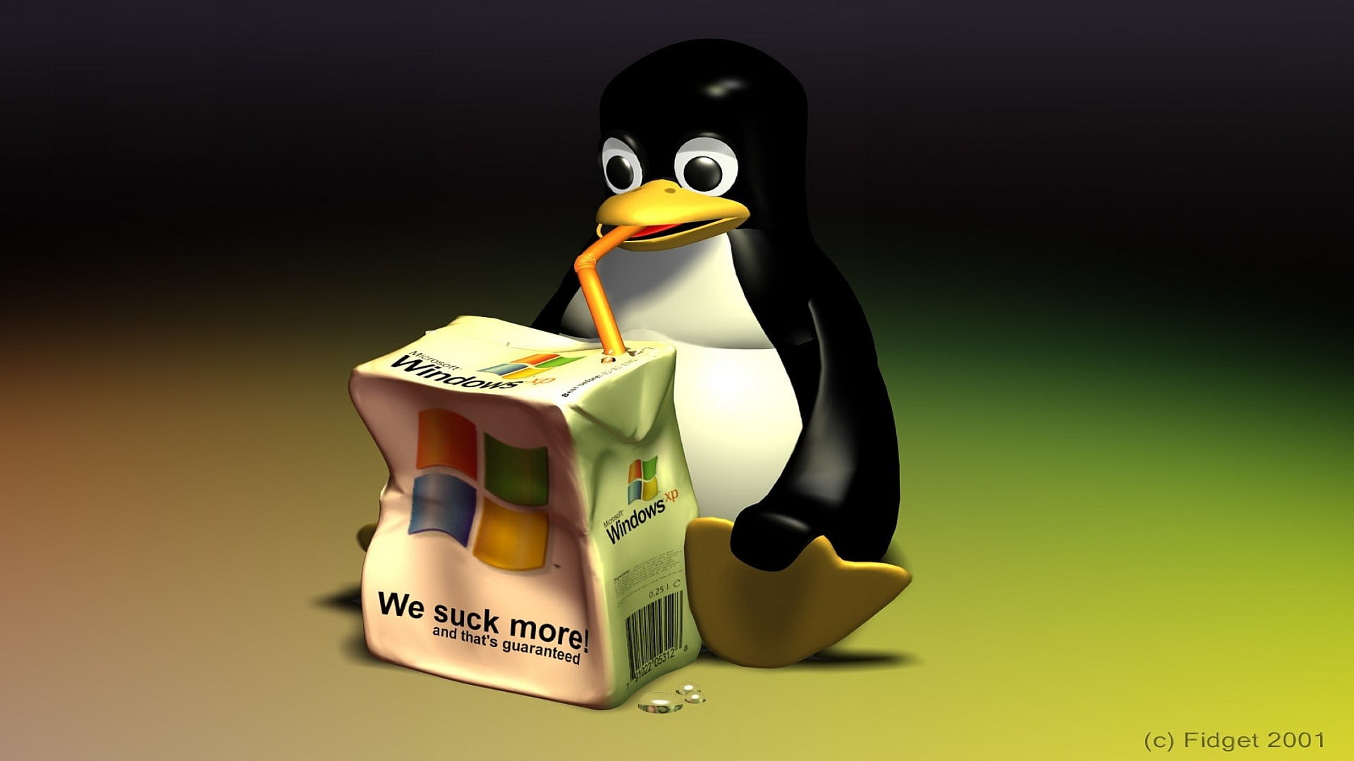 Linux logo, Microsoft Windows, representation, no people, studio shot