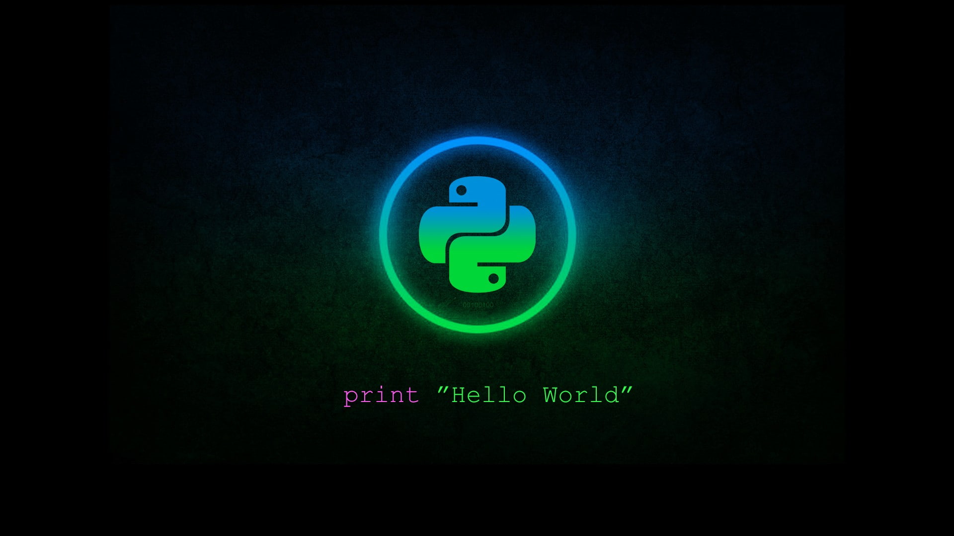 blue, Green, Python (programming)
