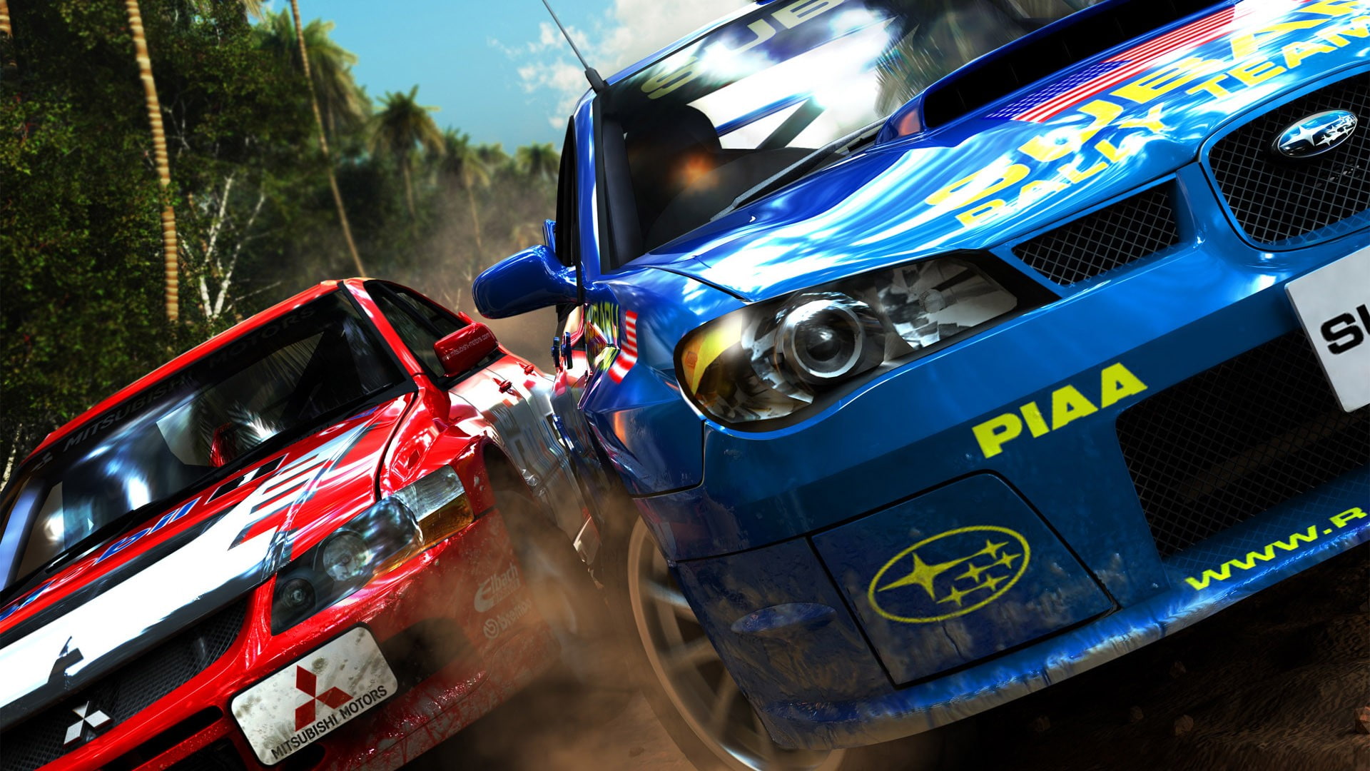 Dirt Rally Subaru WRX STI Mitsubishi Evolution Evo Lancer HD