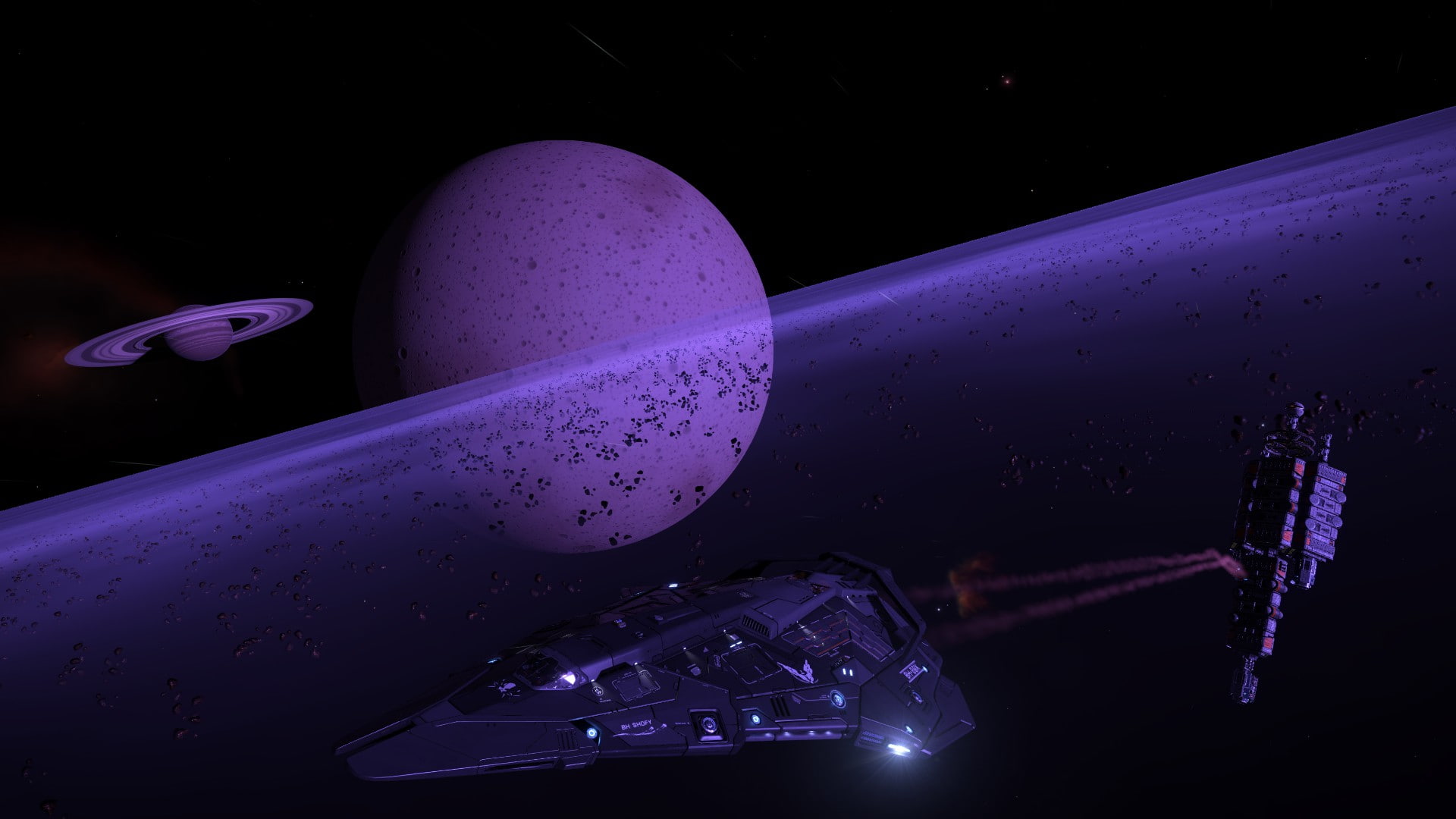 Ed, Elite: Dangerous, Planetary Rings, Python (E:D), space