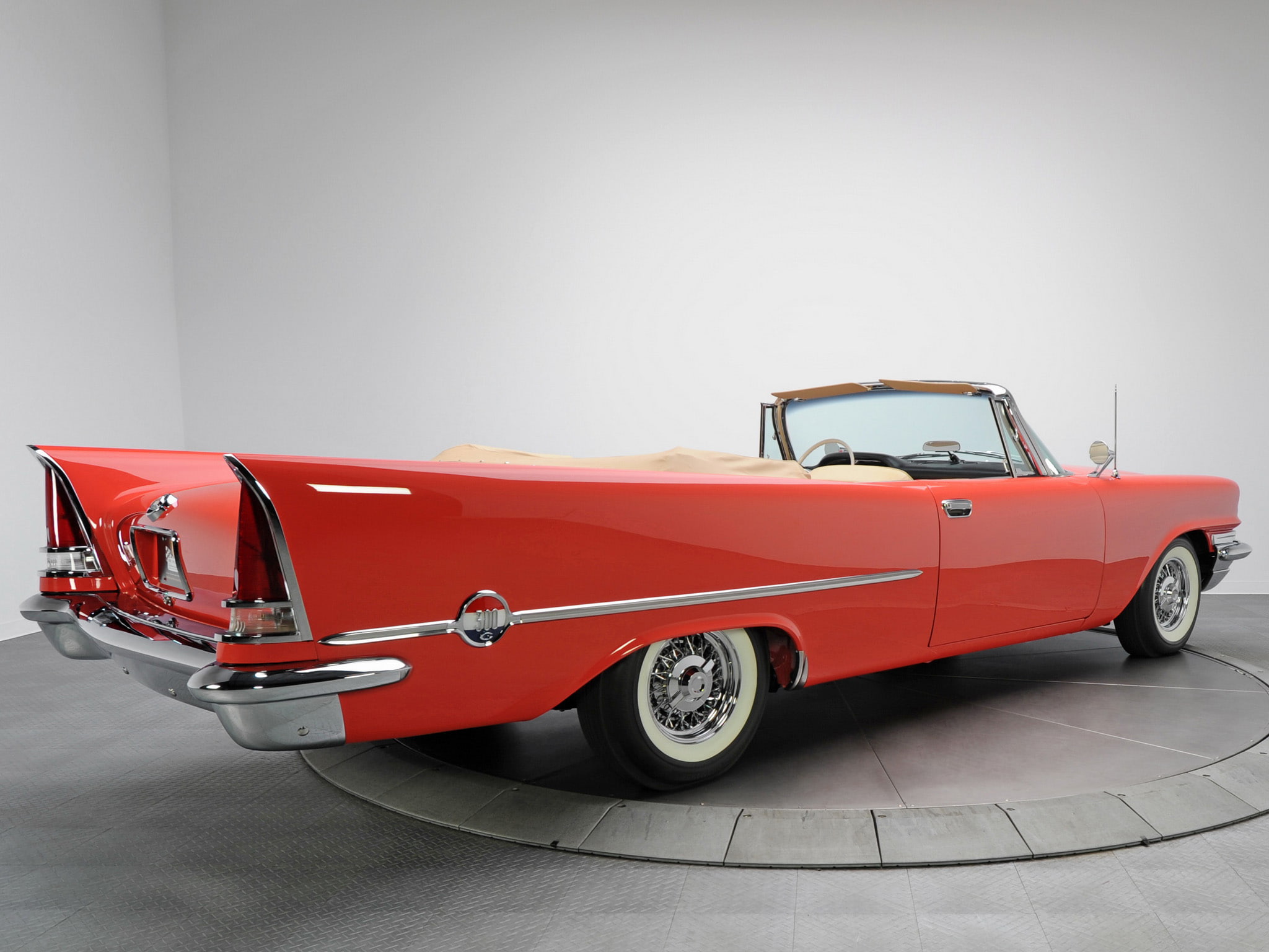 1957, 300c, chrysler, convertible, luxury, retro