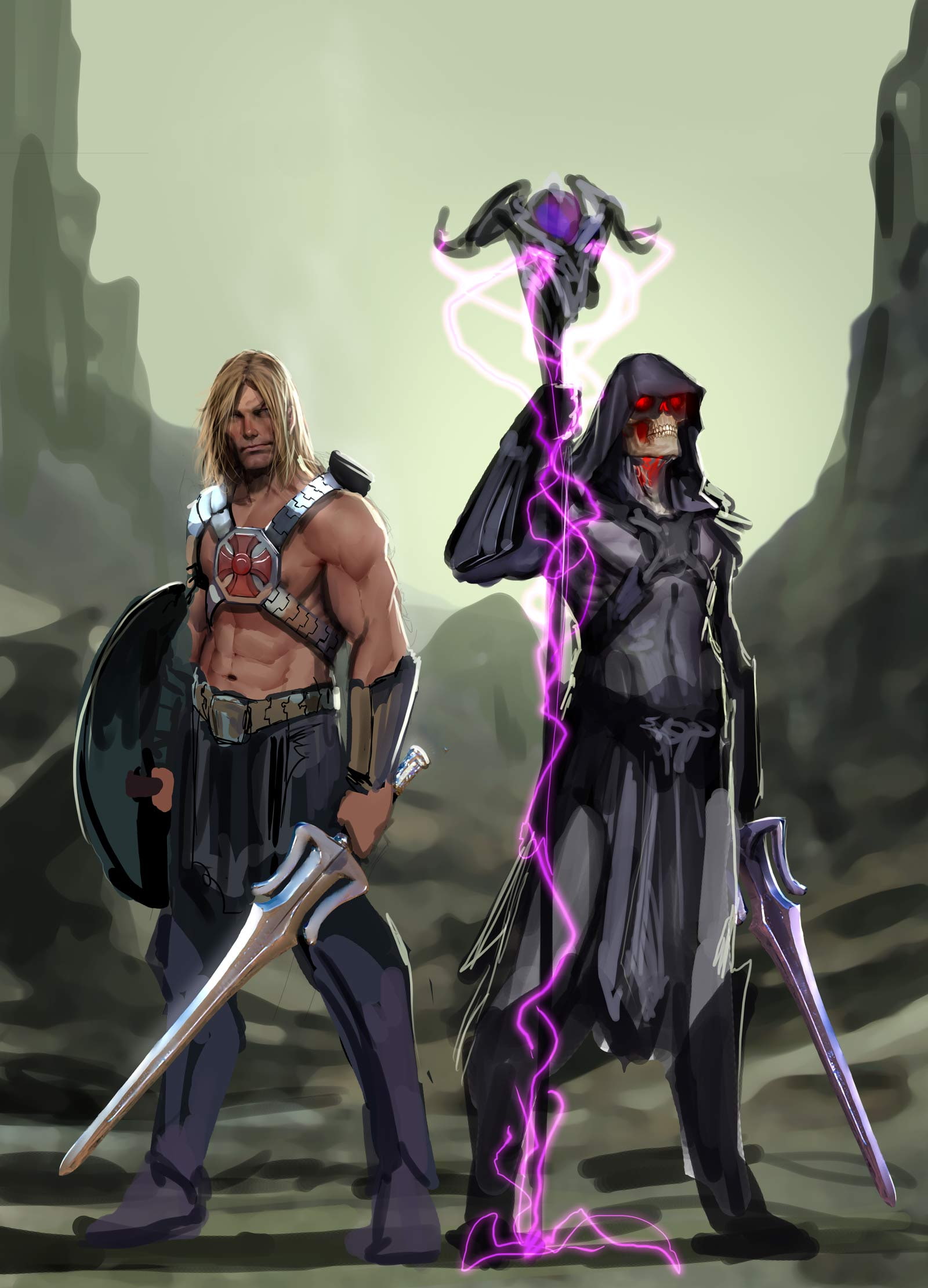 Nebezial, He-Man, Skeletor, He-Man and the Masters of the Universe
