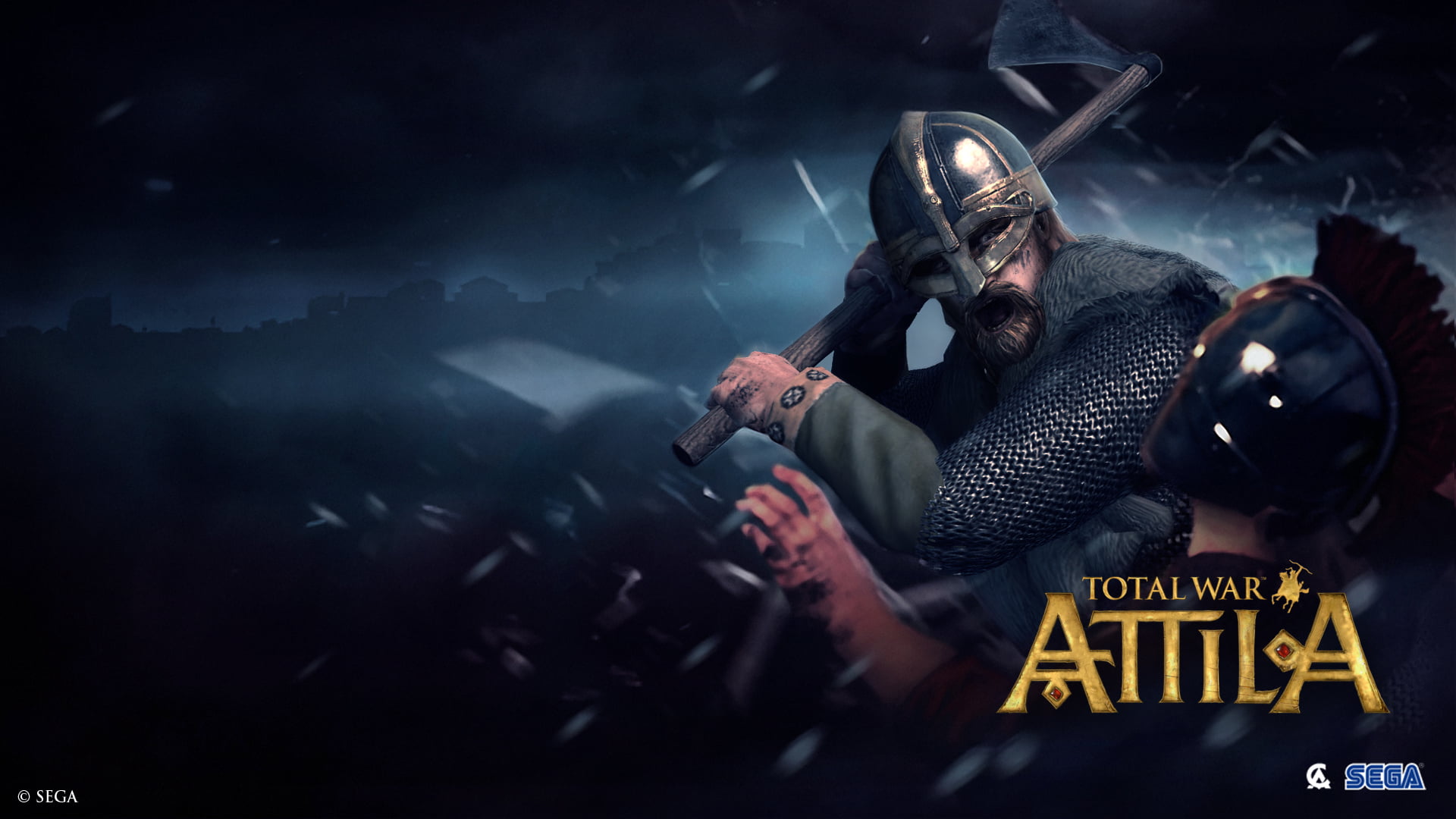 Total War Attila poster, Viking, strategy, Sega, The Creative Assembly