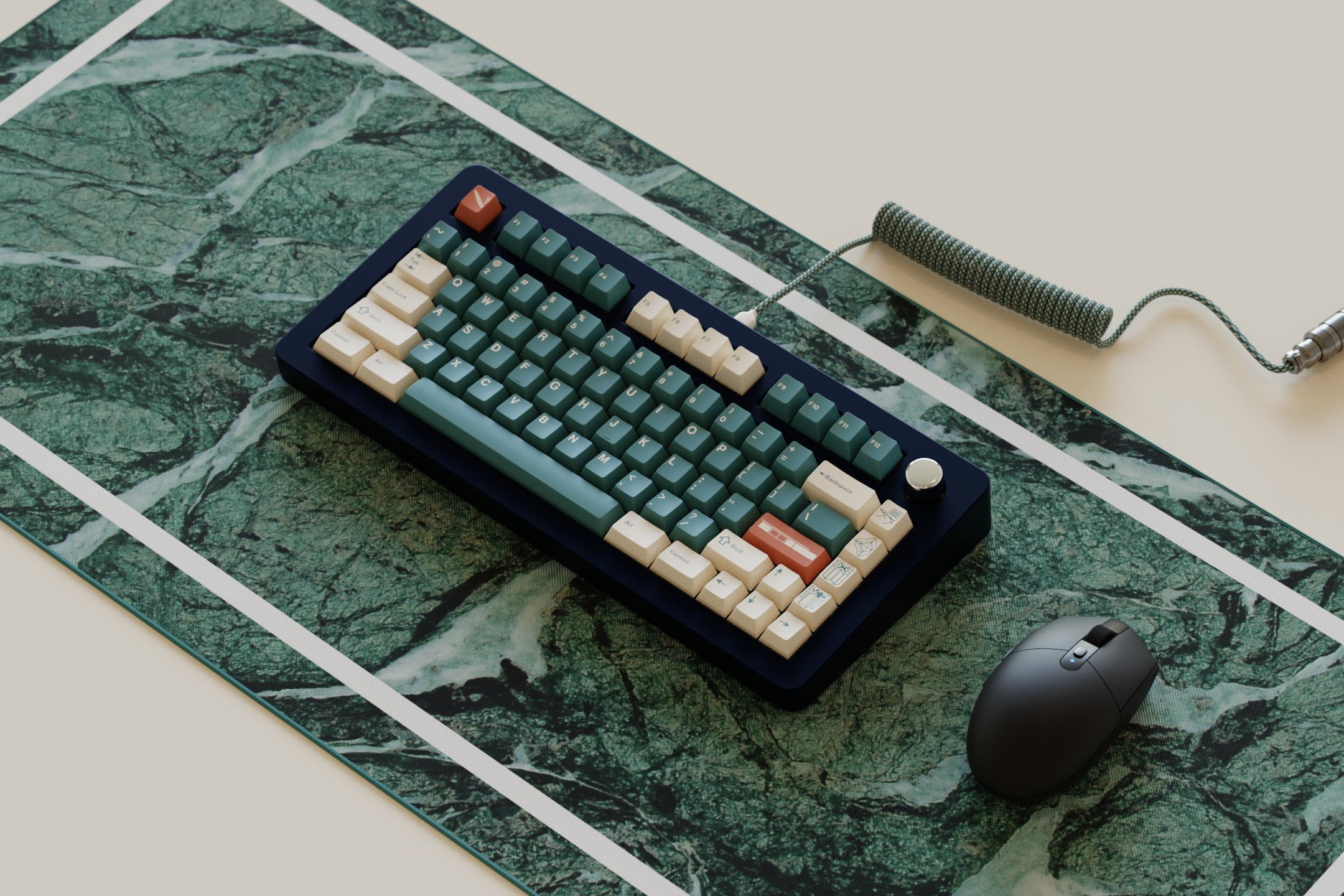 mechanical keyboard, desk, deskmat, keycap