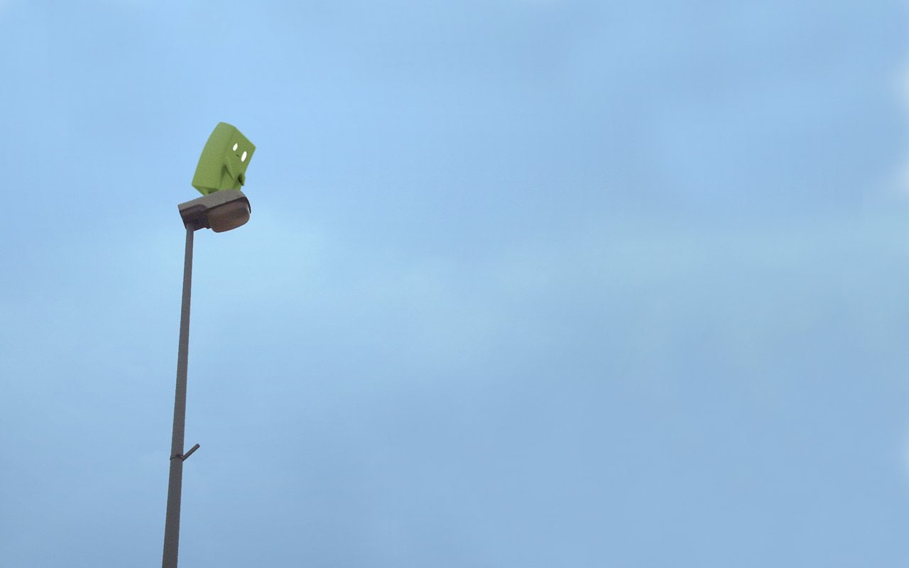 Misc, Unknown, blue, low angle view, copy space, sky, lighting equipment