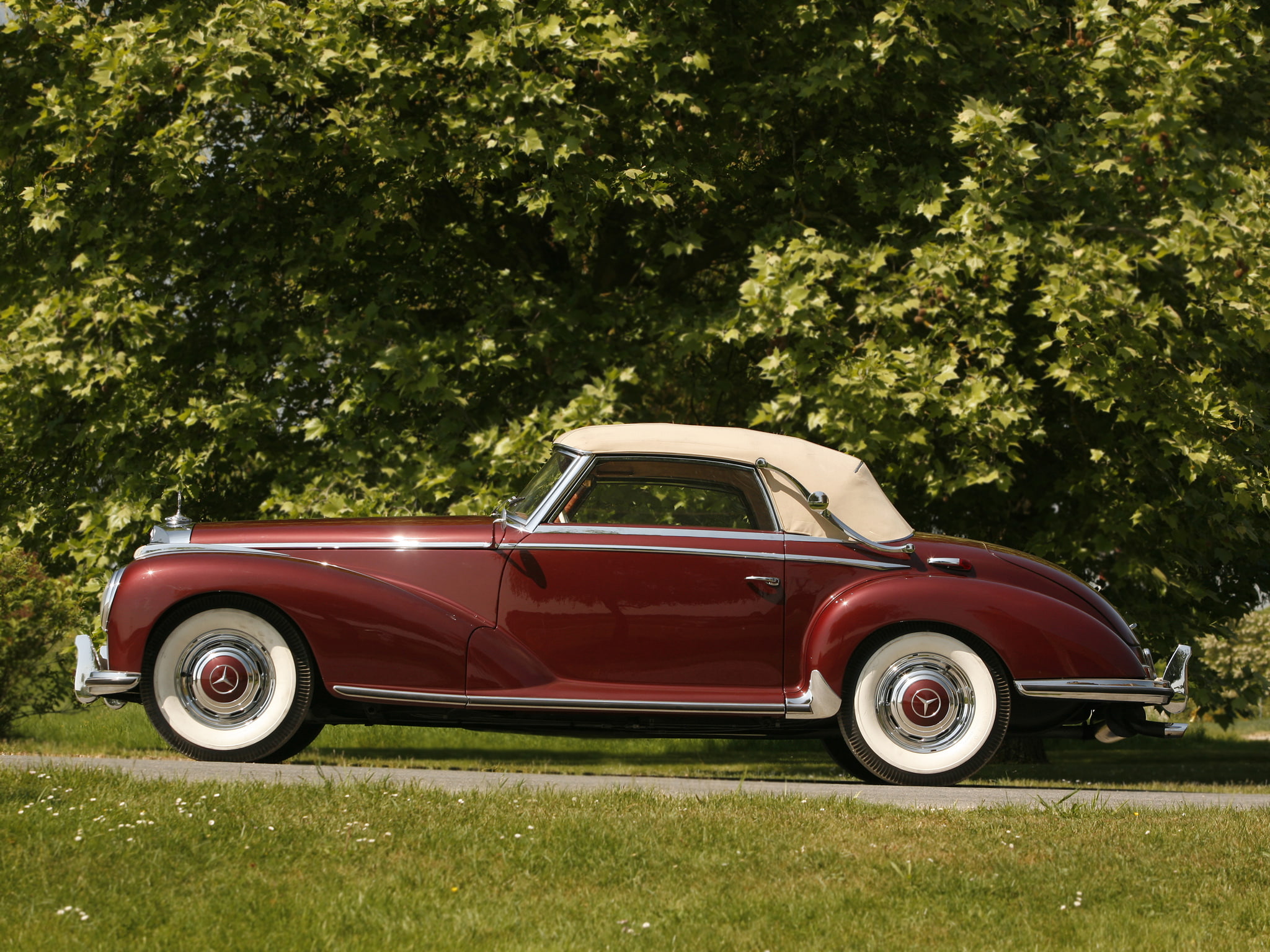 1951, 300 s, benz, cabriolet, luxury, mercedes, retro, w188