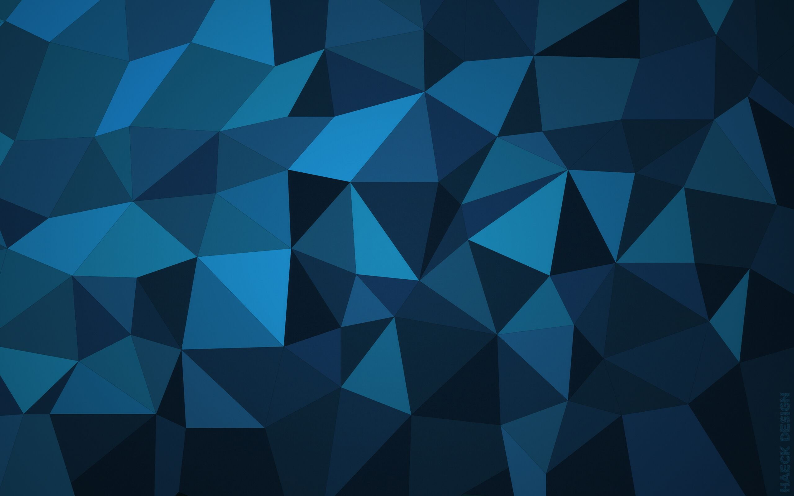 blue, Low Poly, pattern